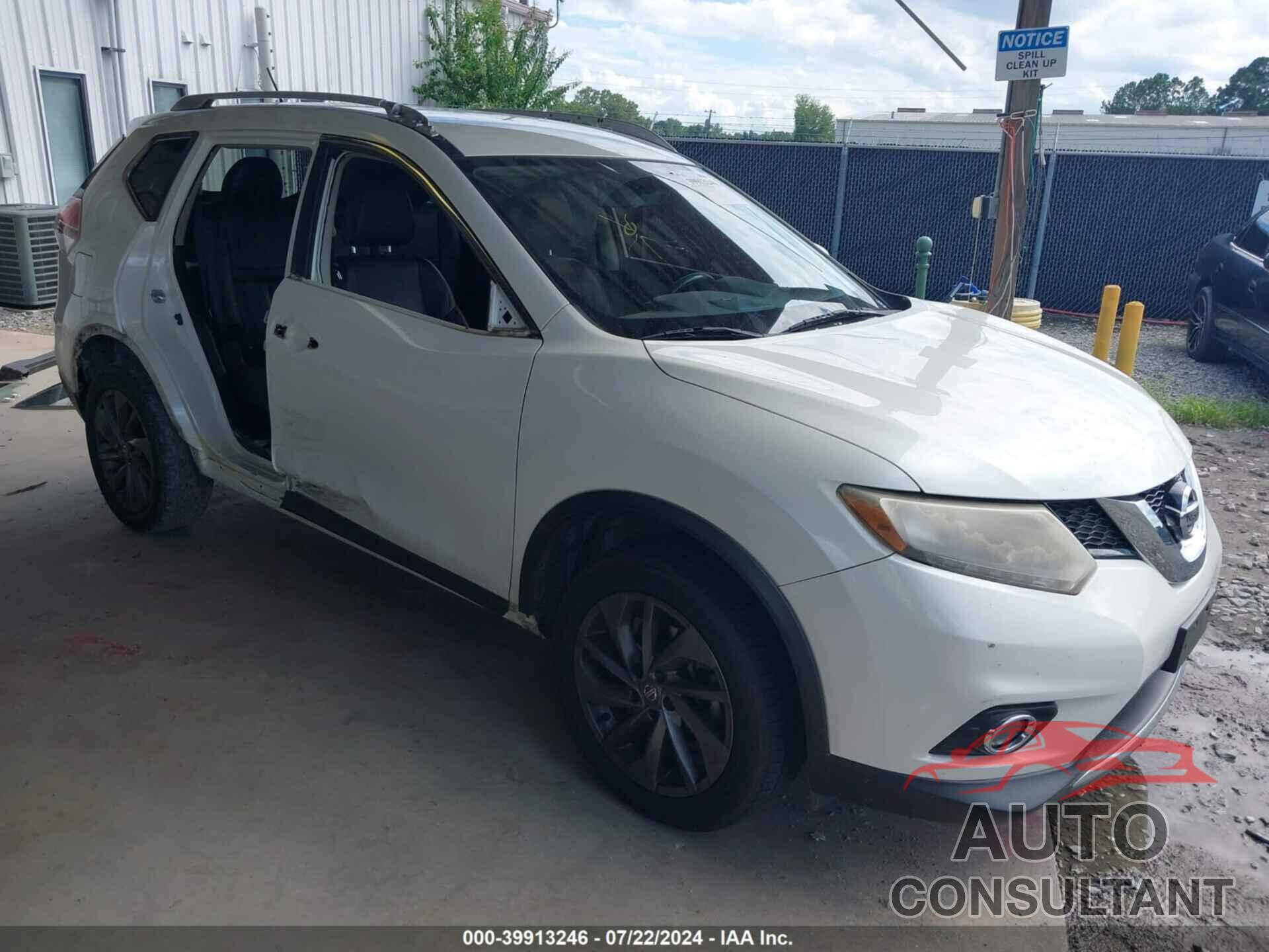 NISSAN ROGUE 2016 - KNMAT2MT4GP733245