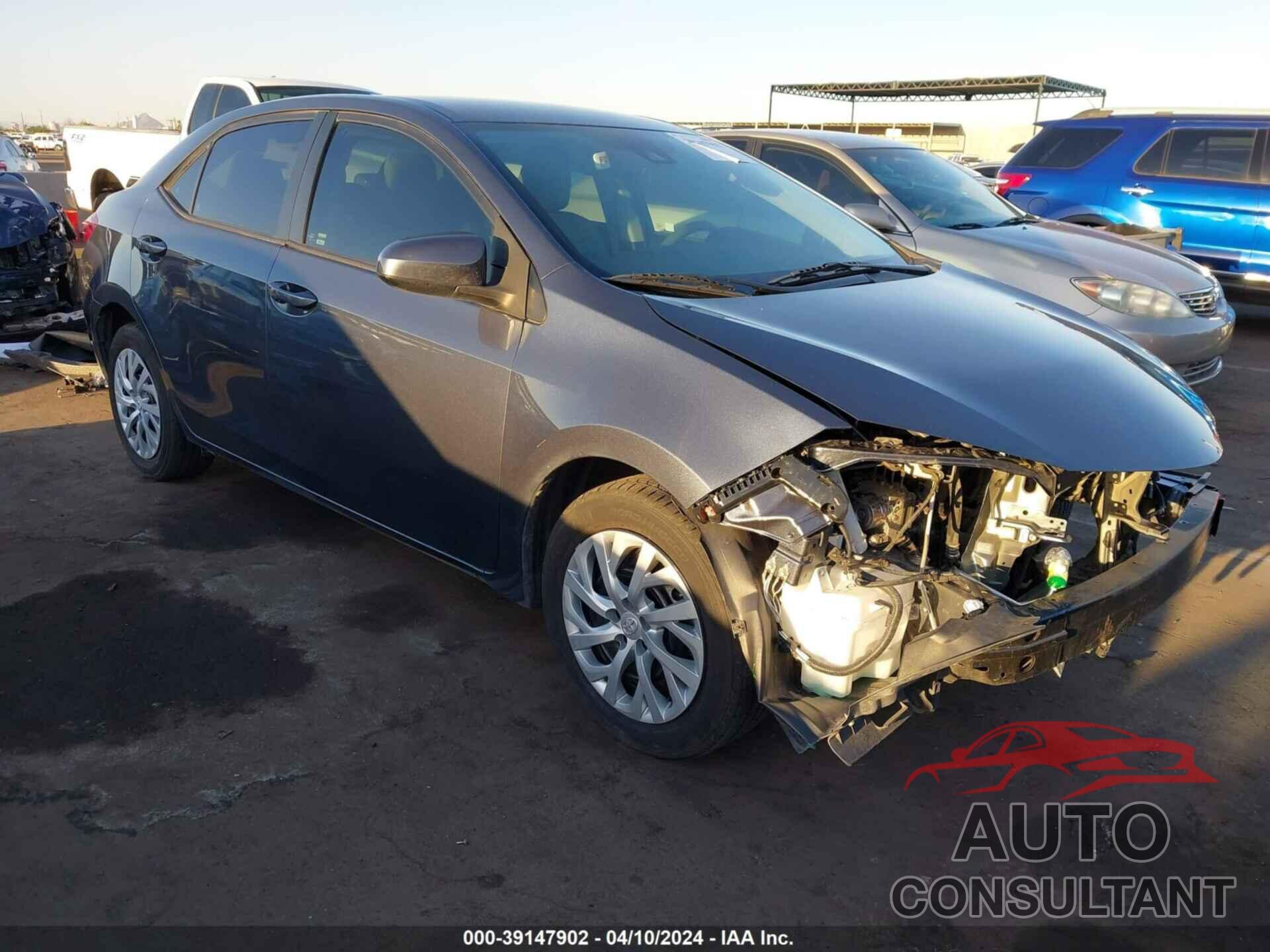 TOYOTA COROLLA 2019 - 2T1BURHE0KC246461