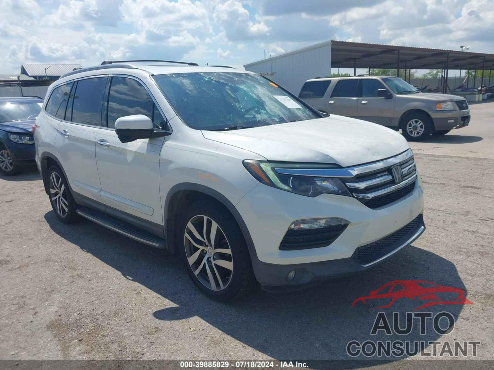 HONDA PILOT 2017 - 5FNYF6H91HB010332