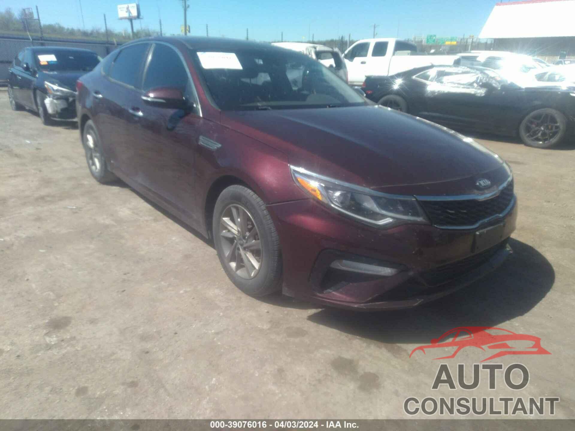 KIA OPTIMA 2019 - 5XXGT4L37KG298647