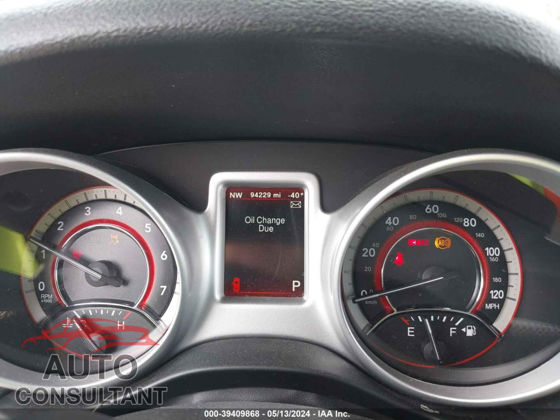 DODGE JOURNEY 2017 - 3C4PDCEG9HT581037