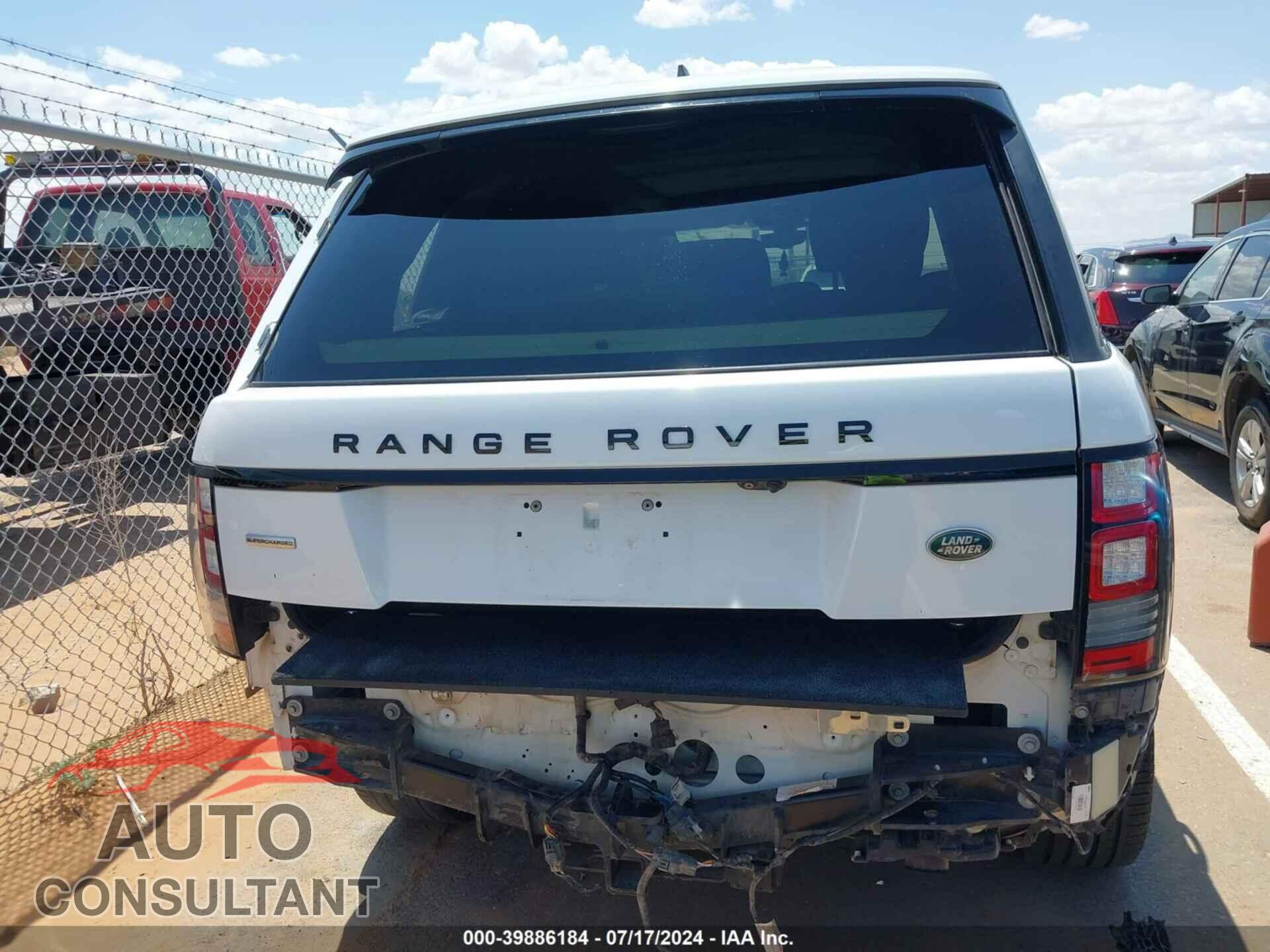 LAND ROVER RANGE ROVER 2017 - SALGS5FE4HA373288