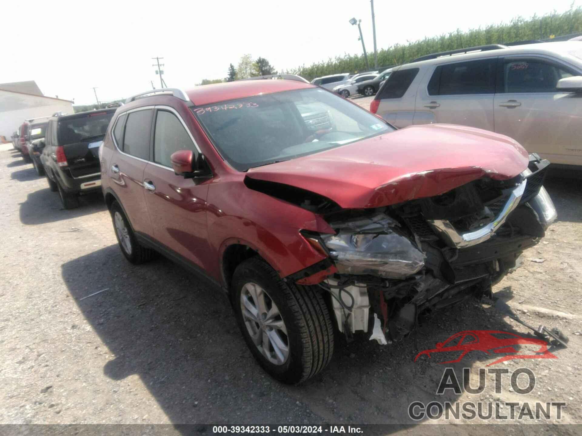 NISSAN ROGUE 2016 - KNMAT2MV1GP600928