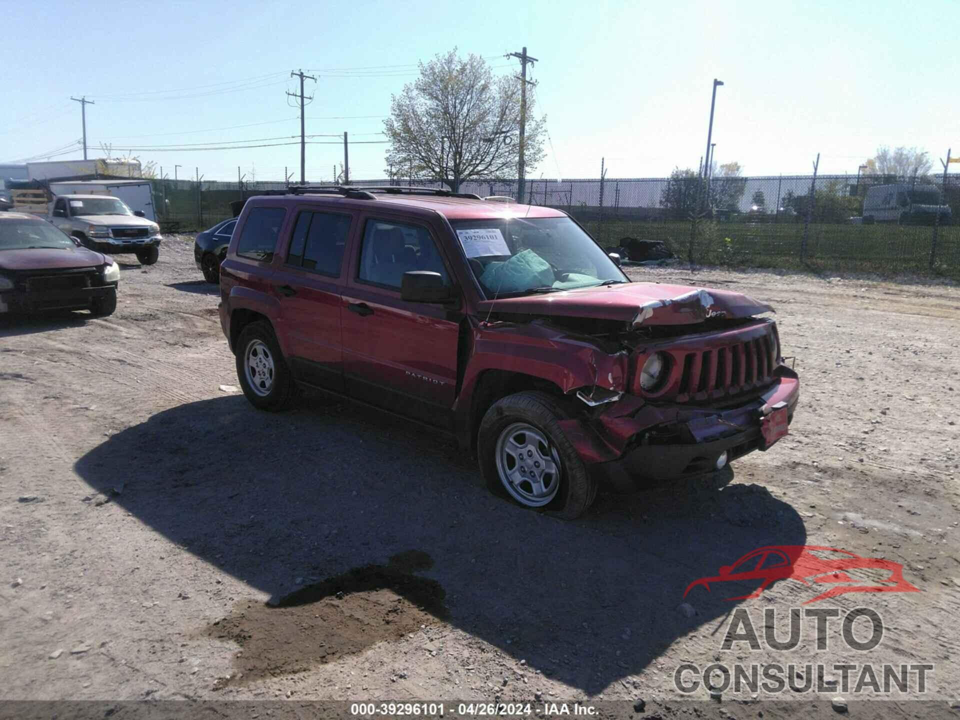 JEEP PATRIOT 2016 - 1C4NJRBB3GD535509