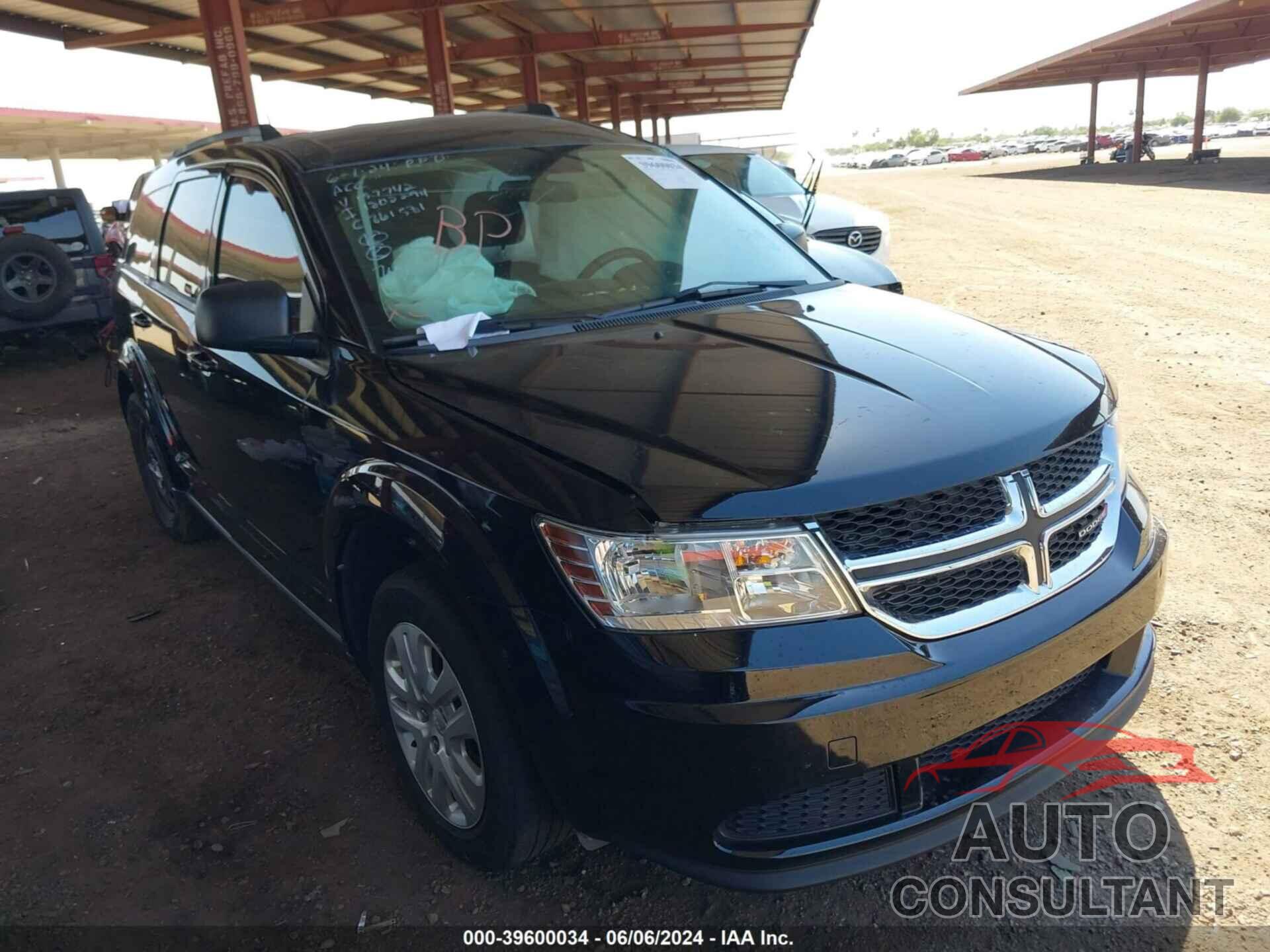 DODGE JOURNEY 2018 - 3C4PDCAB3JT157742