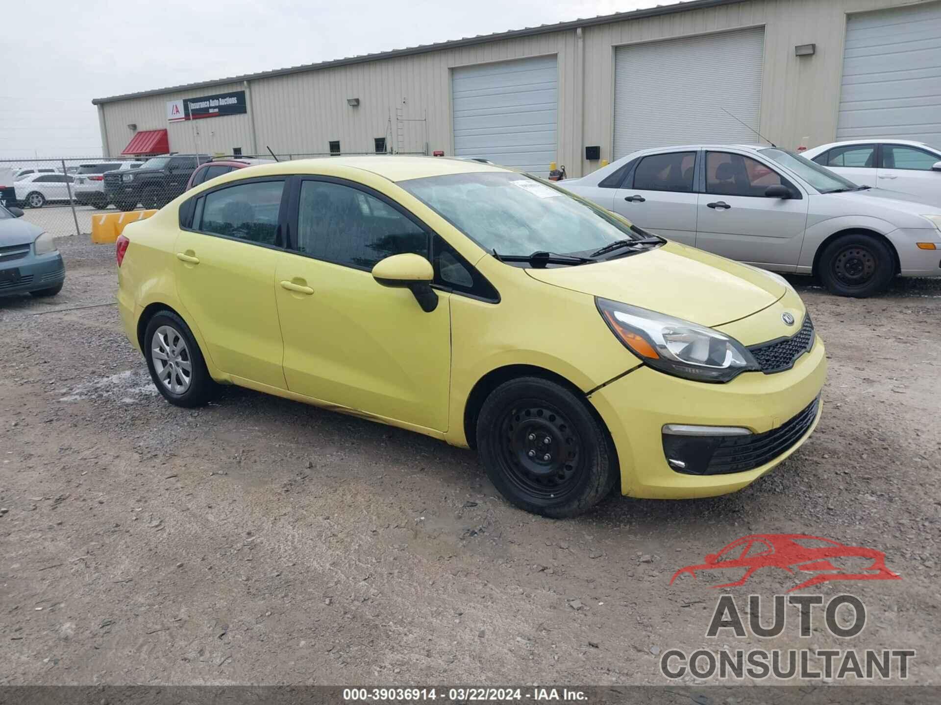 KIA RIO 2016 - KNADM4A31G6553895