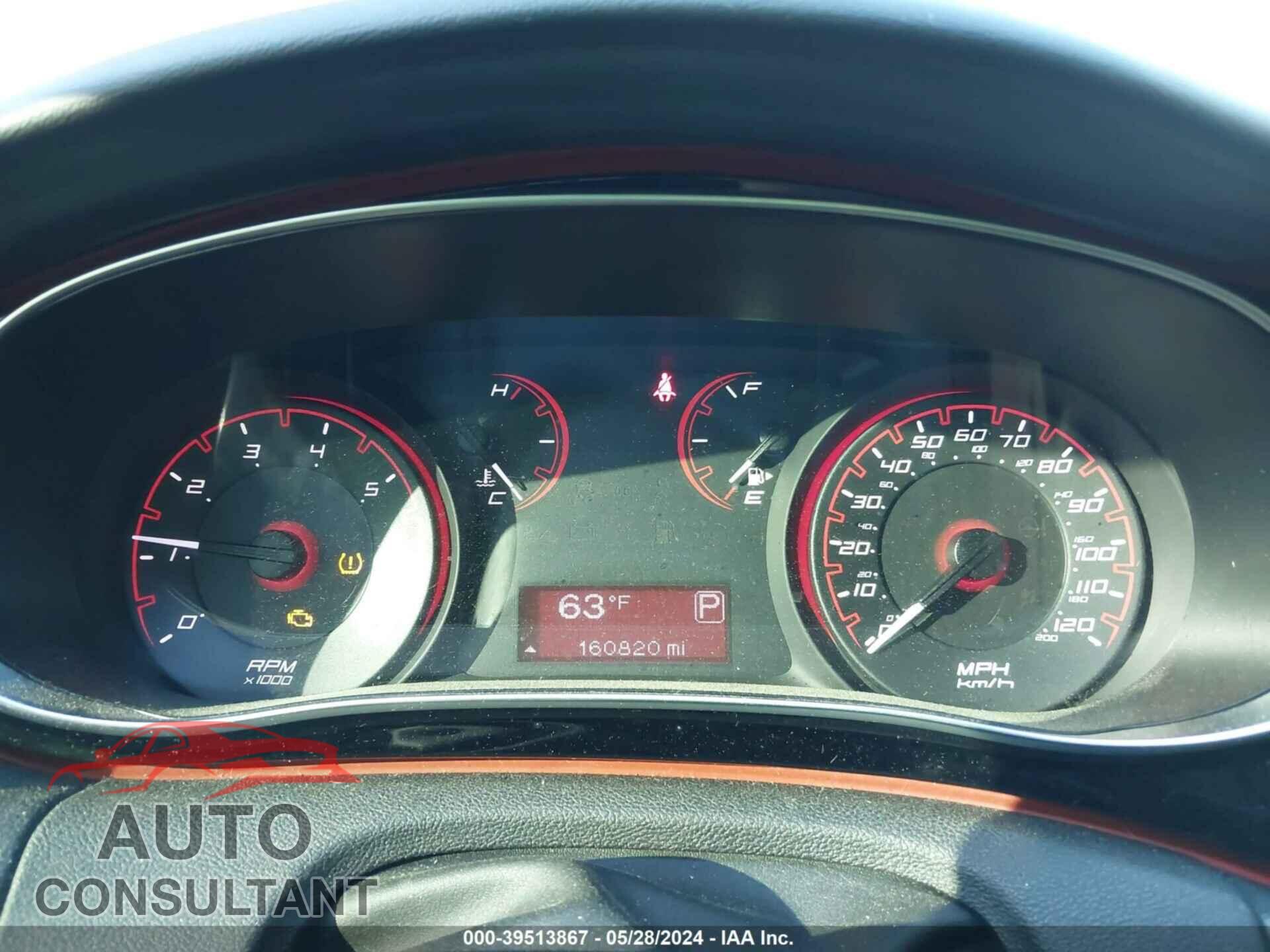 DODGE DART 2015 - 1C3CDFBB2FD415104