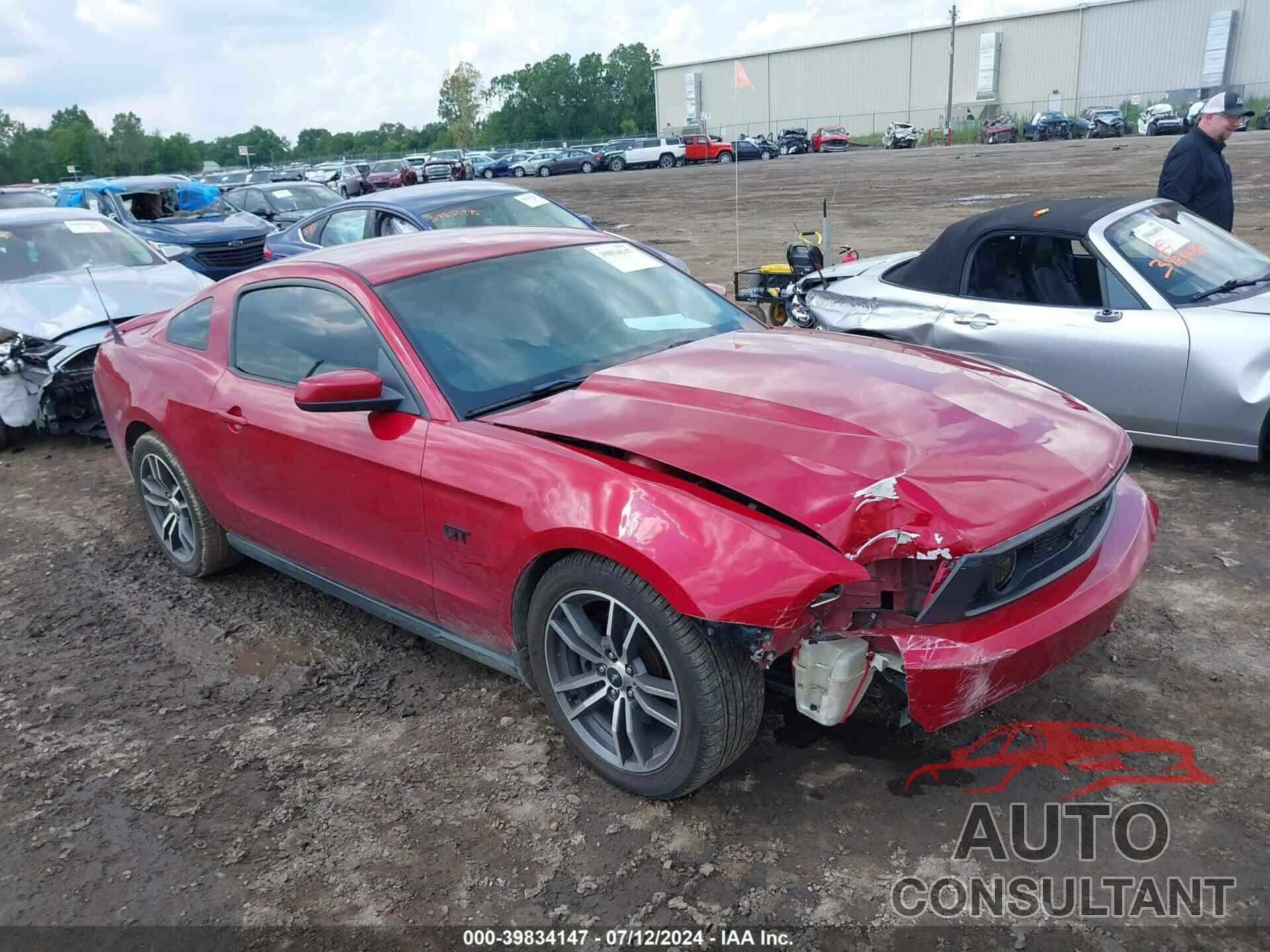 FORD MUSTANG 2010 - 1ZVBP8CH3A5120820