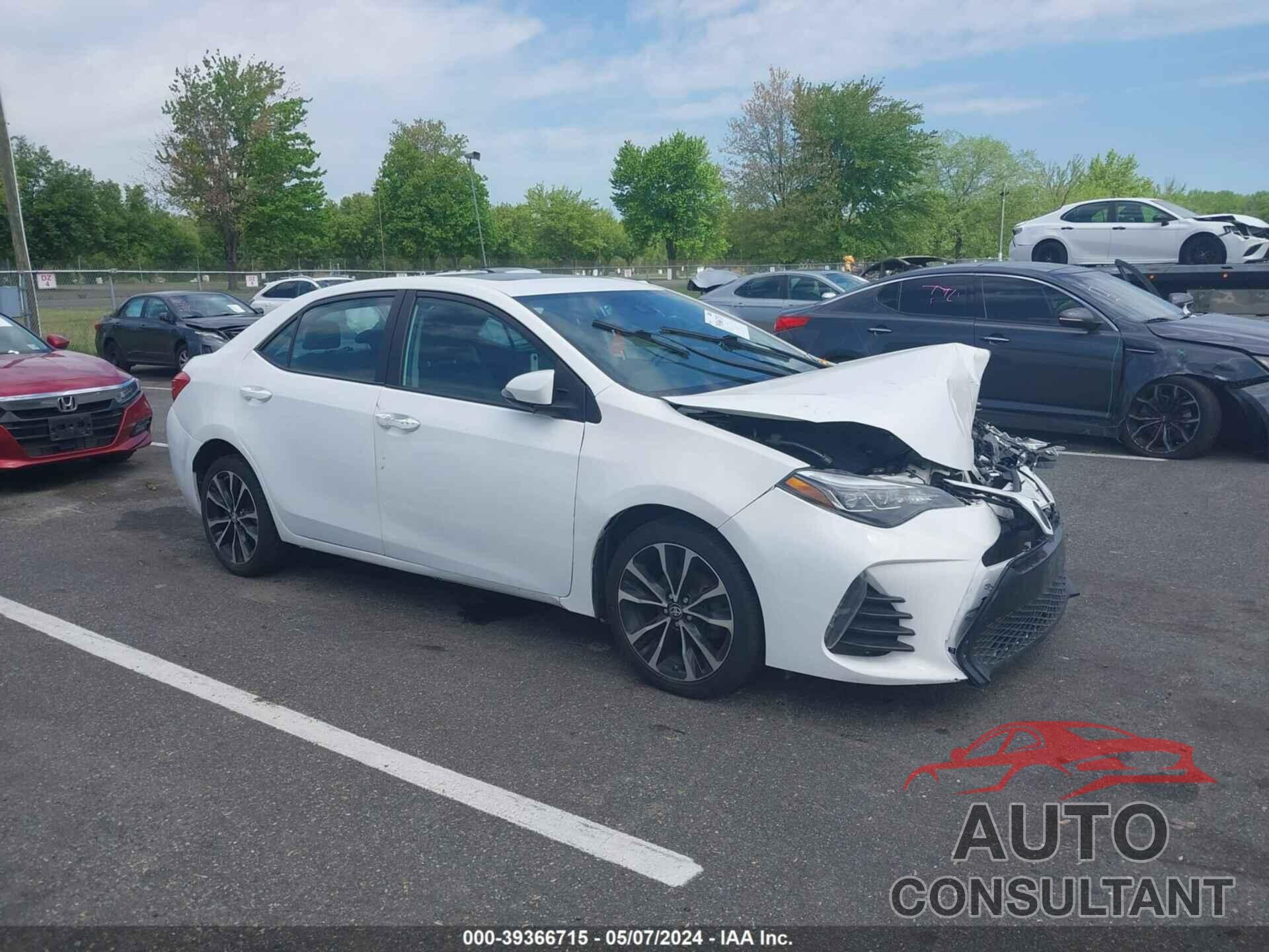 TOYOTA COROLLA 2019 - 2T1BURHE6KC236467