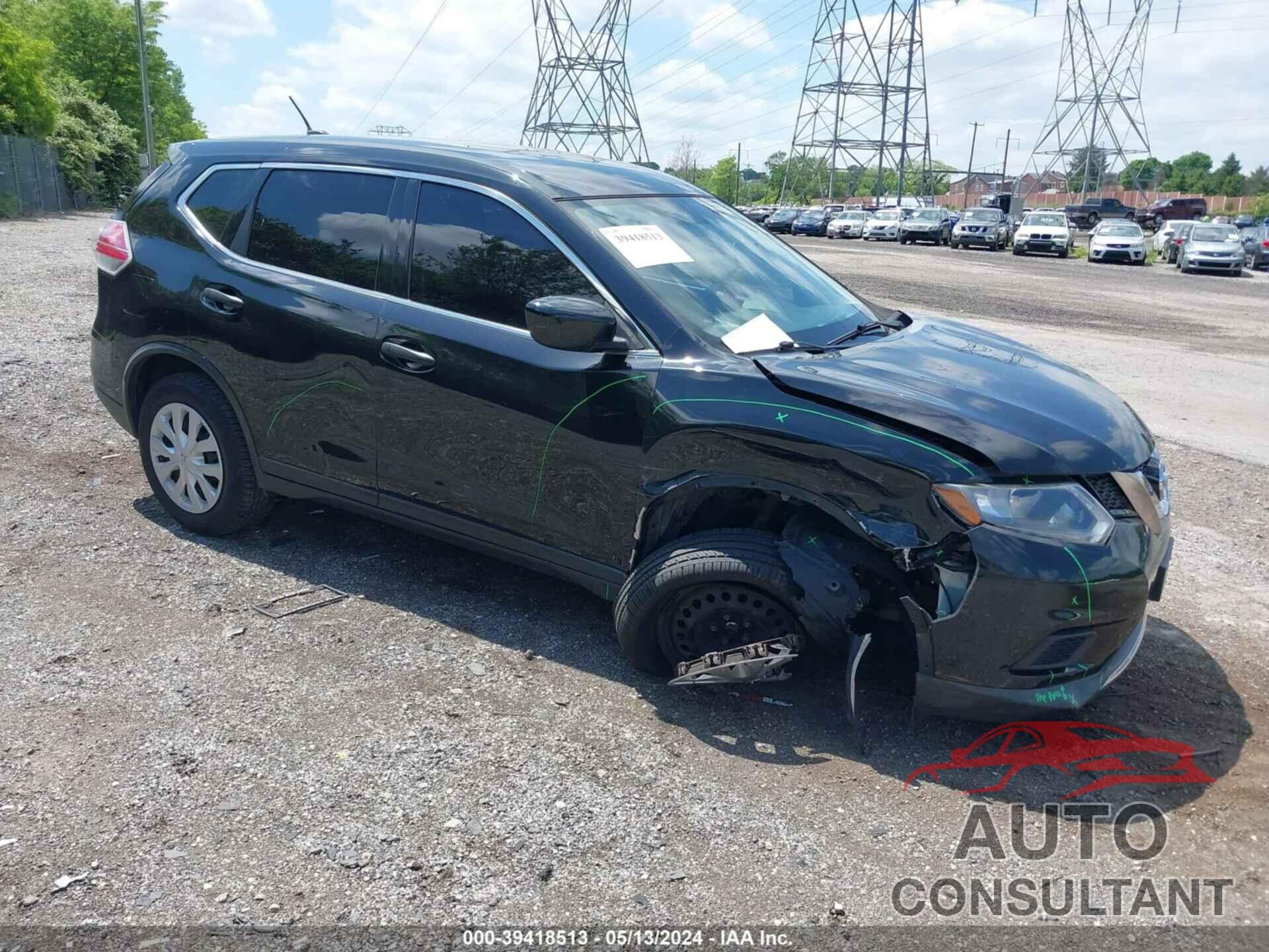 NISSAN ROGUE 2016 - KNMAT2MV7GP621864