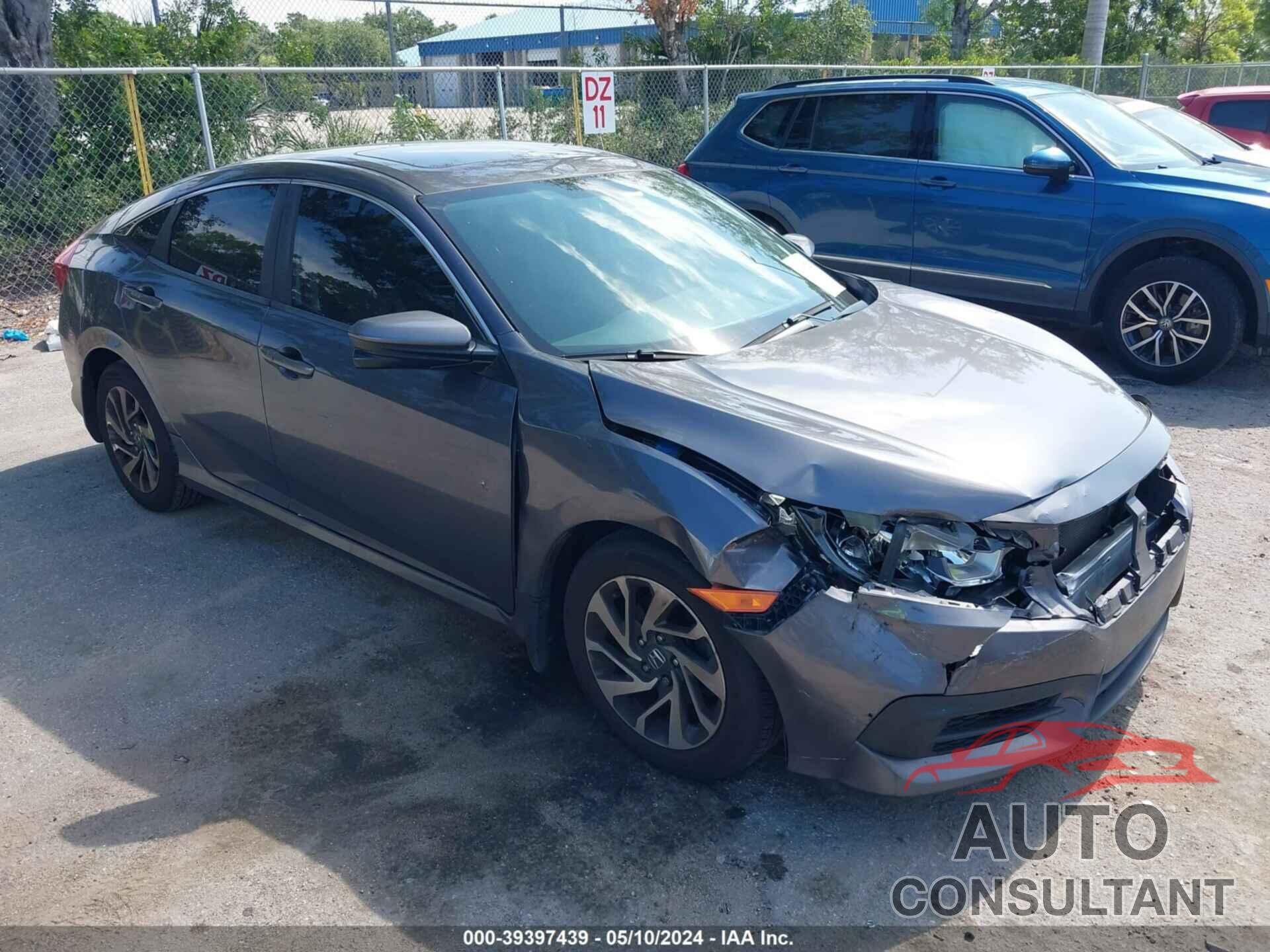 HONDA CIVIC SEDAN 2016 - 19XFC2F78GE045125