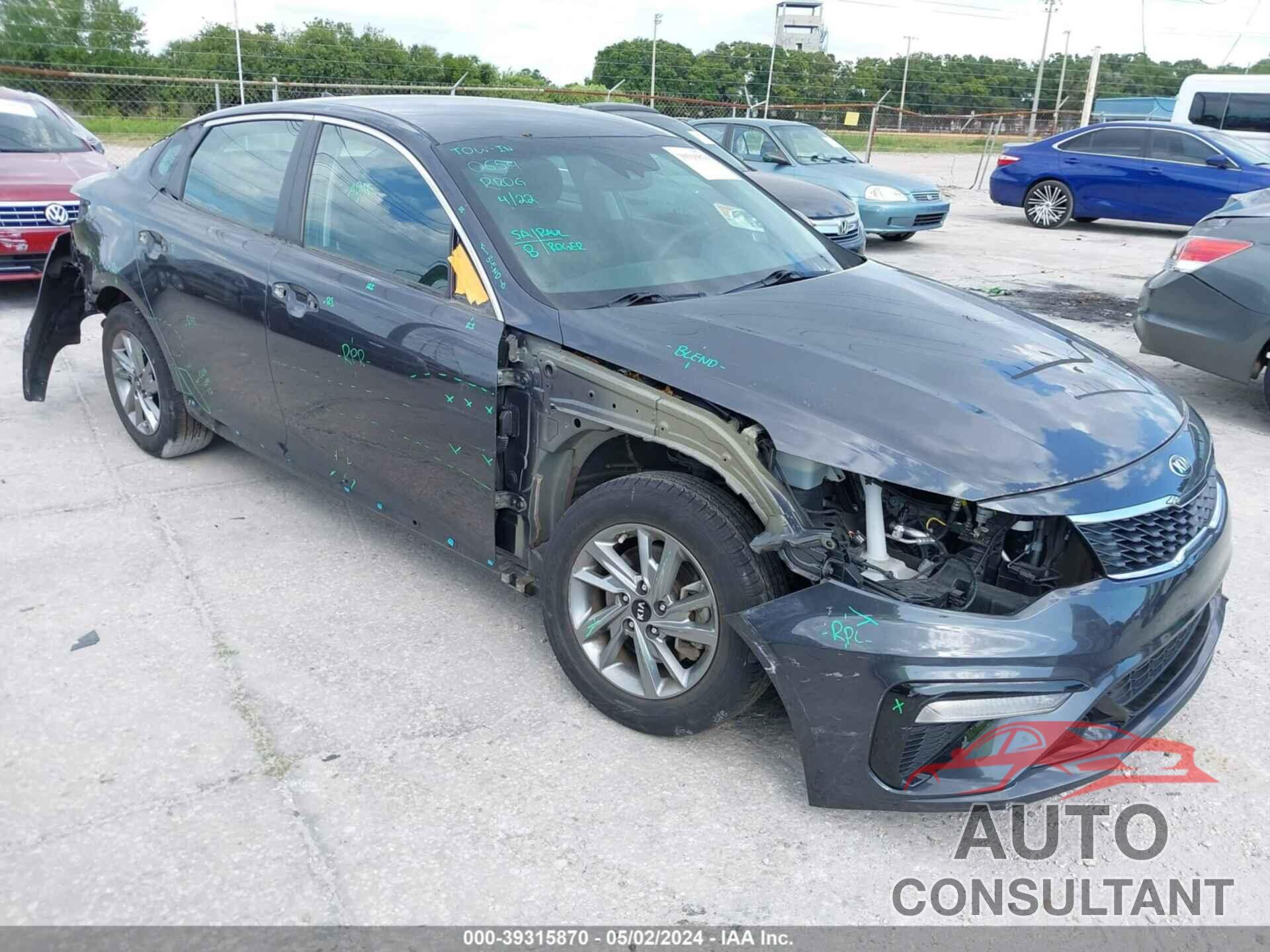 KIA OPTIMA 2019 - 5XXGT4L36KG284321