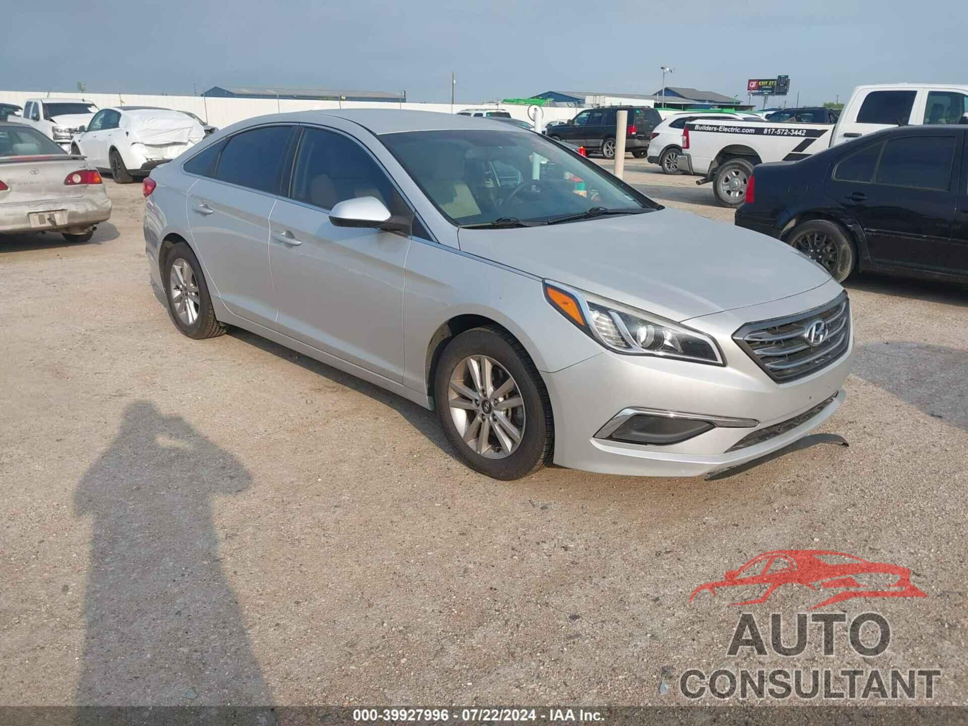 HYUNDAI SONATA 2016 - 5NPE24AF9GH383394