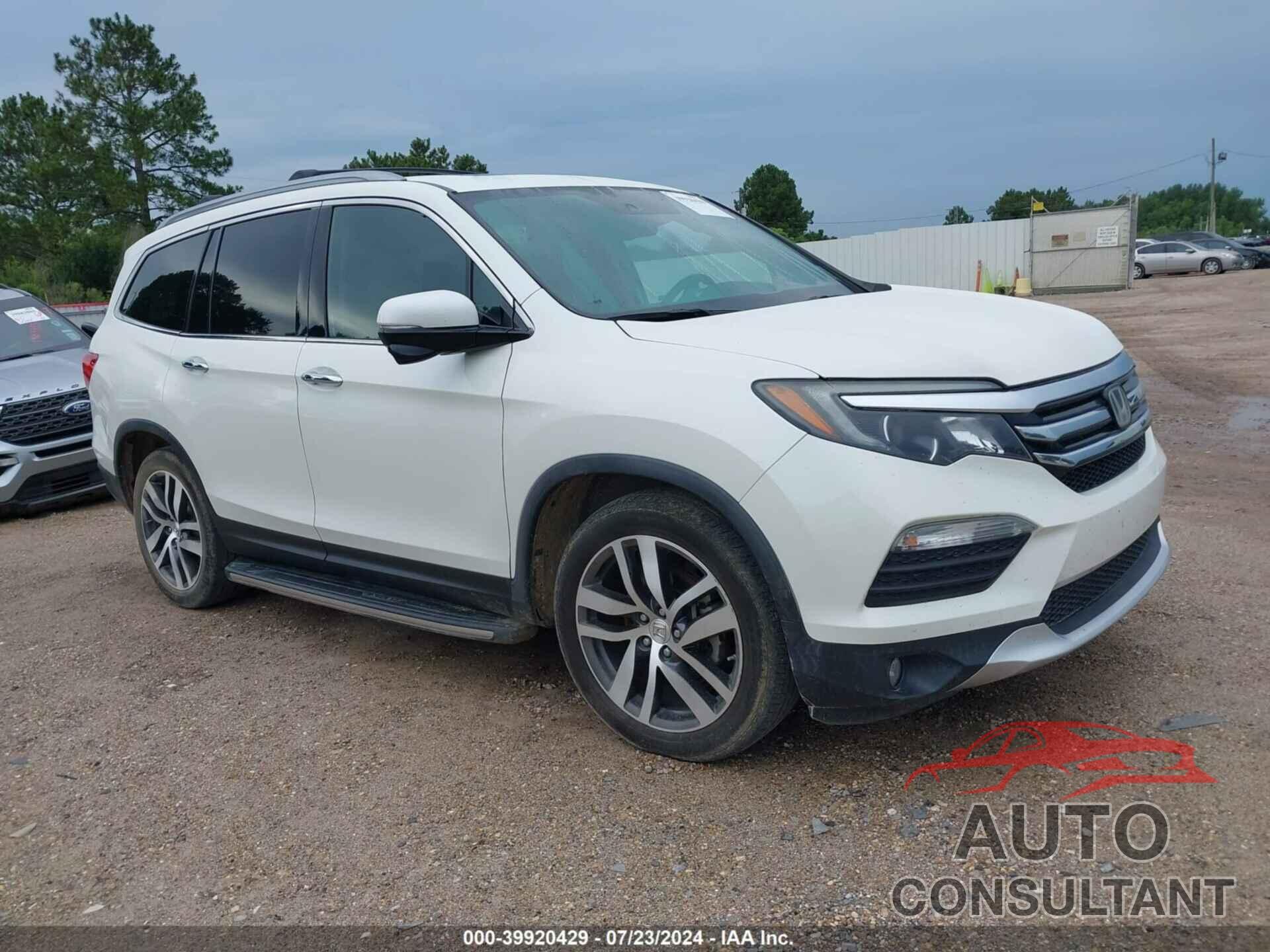 HONDA PILOT 2018 - 5FNYF6H94JB019984