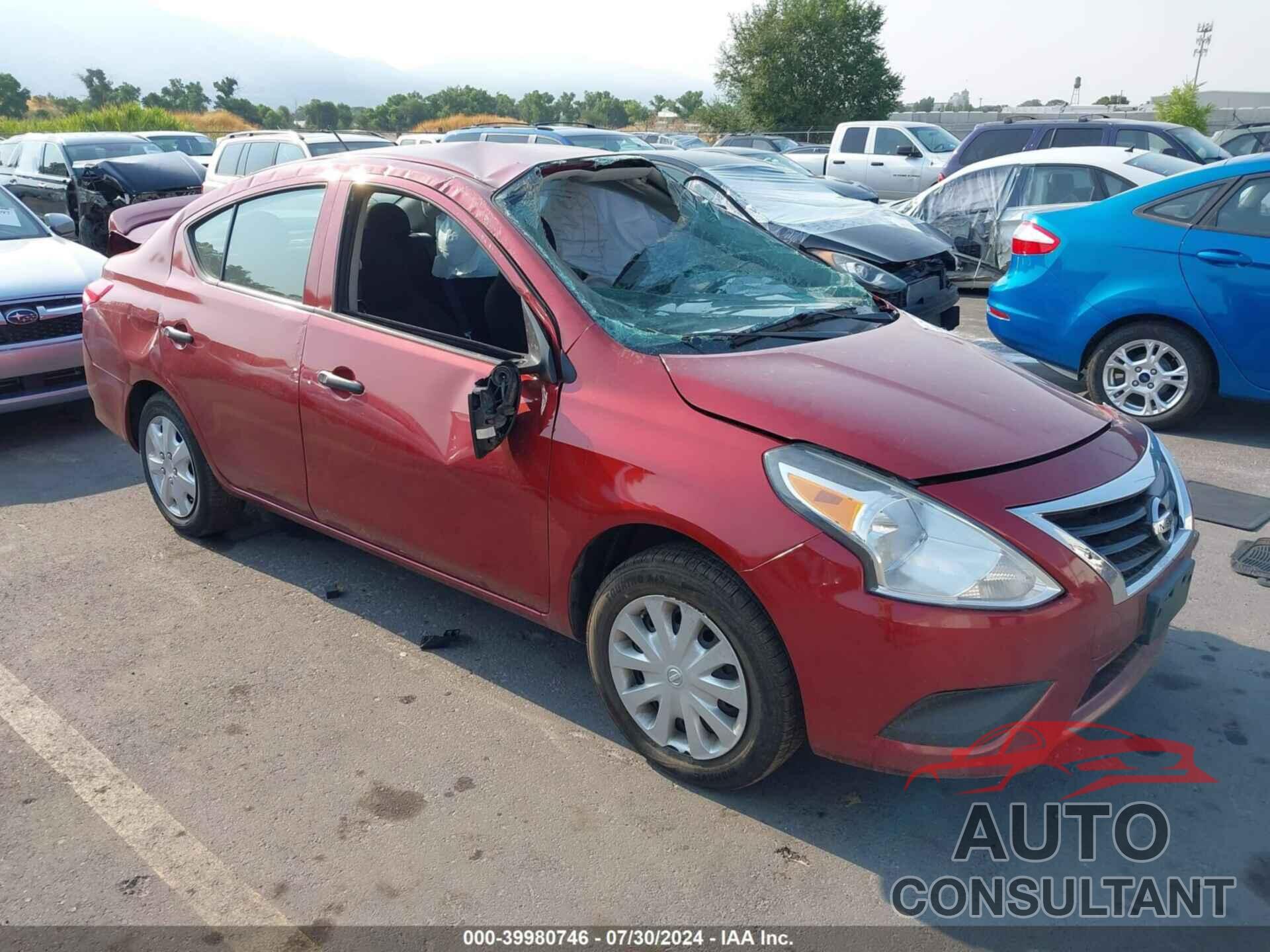 NISSAN VERSA 2016 - 3N1CN7AP0GL881575