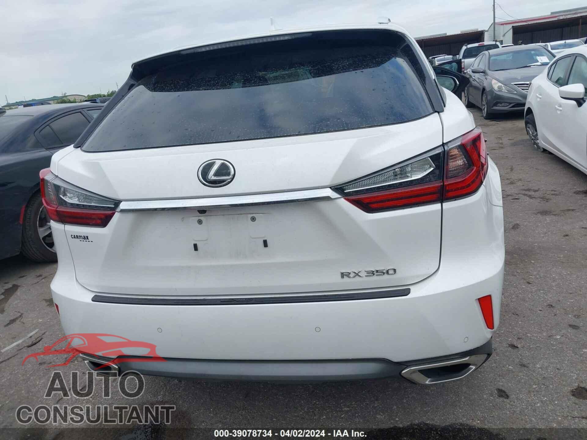 LEXUS RX 2017 - 2T2ZZMCA3HC064183
