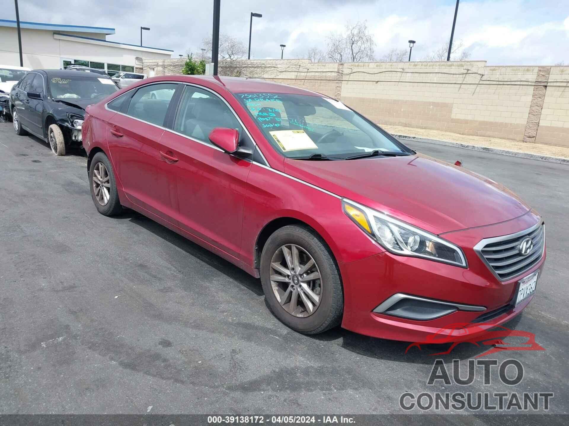 HYUNDAI SONATA 2016 - 5NPE24AF5GH341840