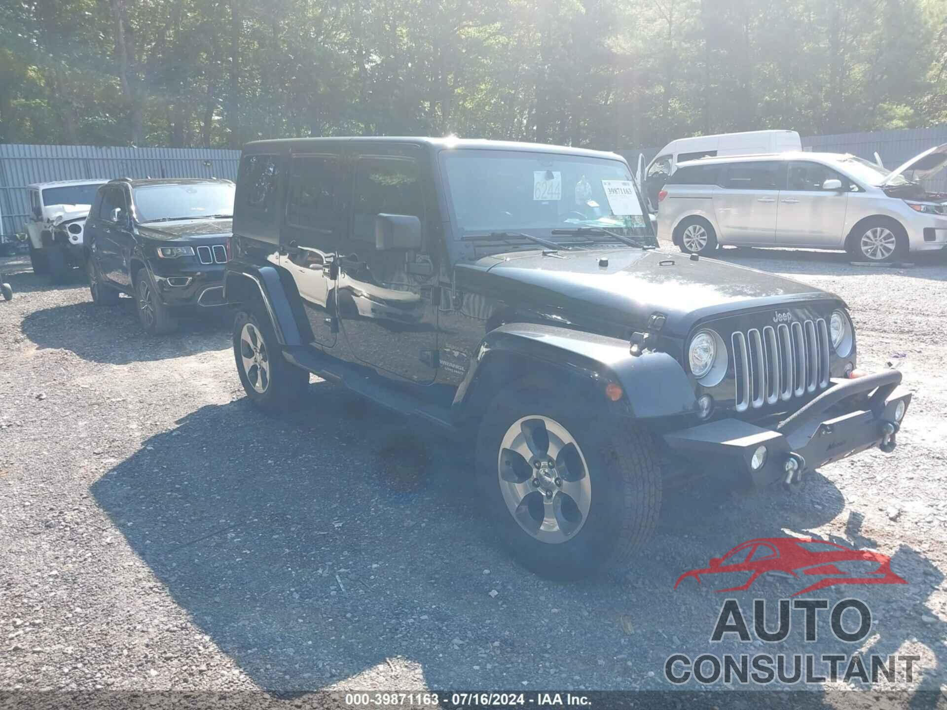 JEEP WRANGLER UNLIMITED 2017 - 1C4BJWEG4HL573041