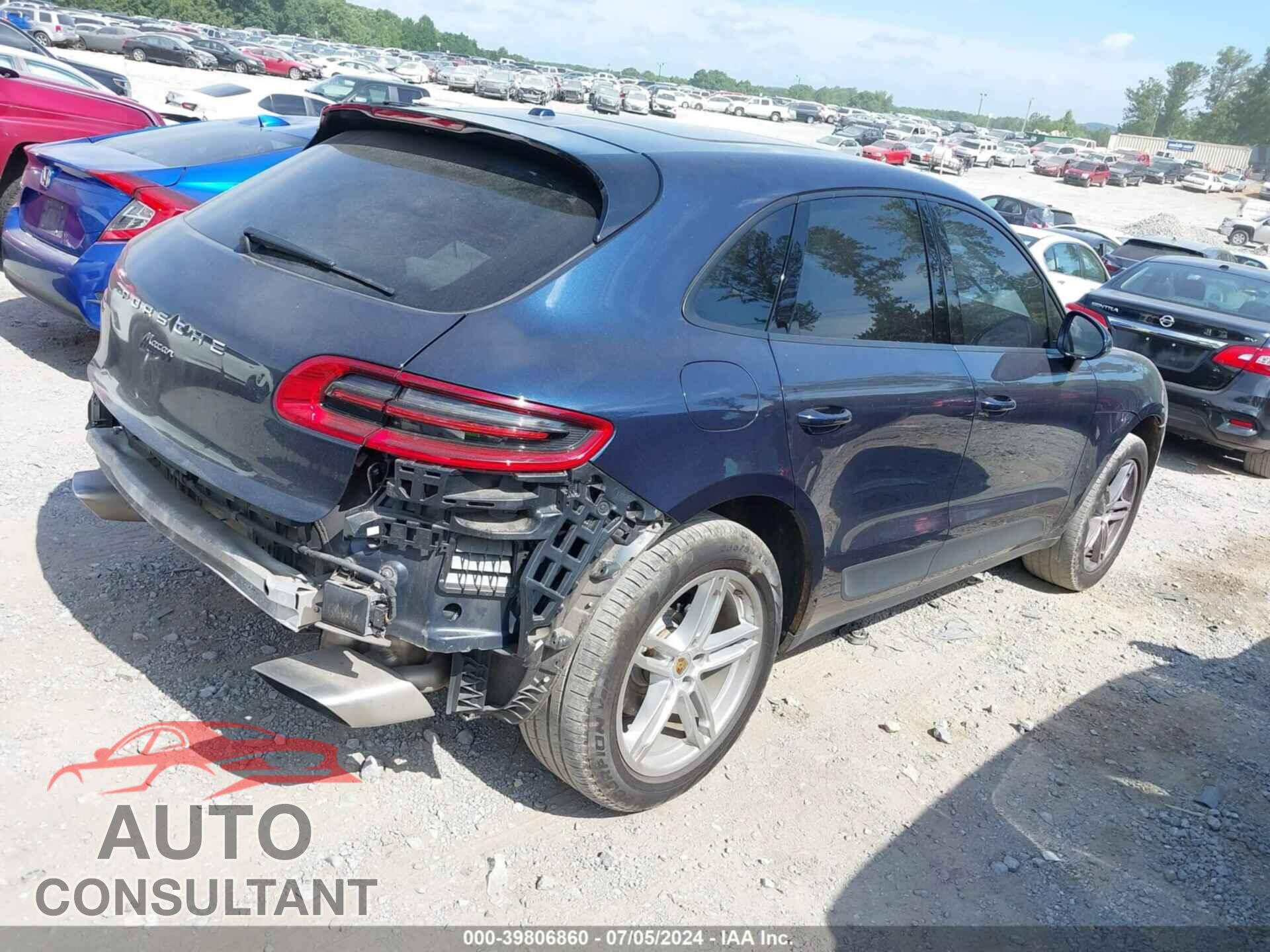 PORSCHE MACAN 2017 - WP1AA2A54HLB04538