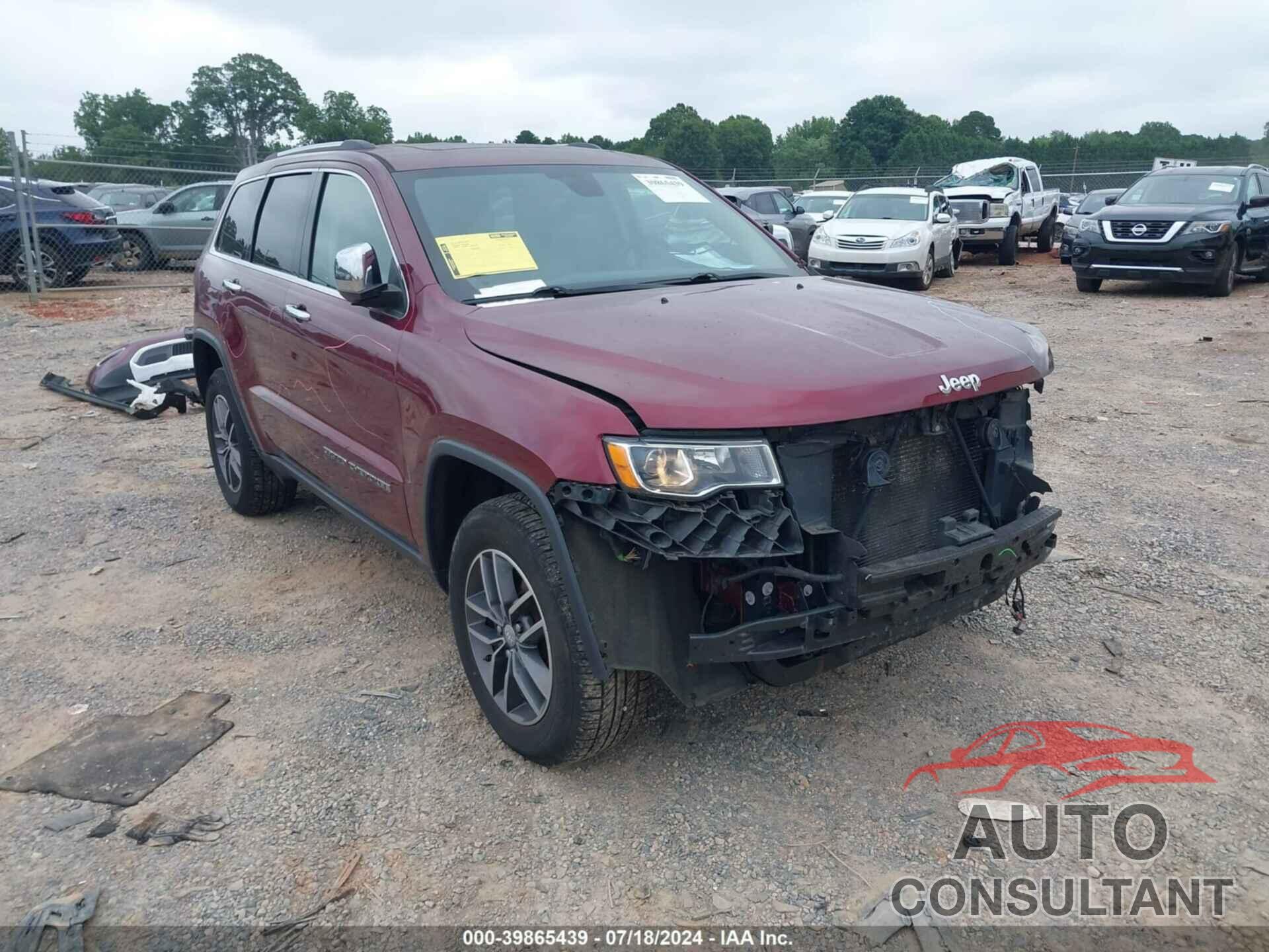 JEEP GRAND CHEROKEE 2017 - 1C4RJFBG2HC948329