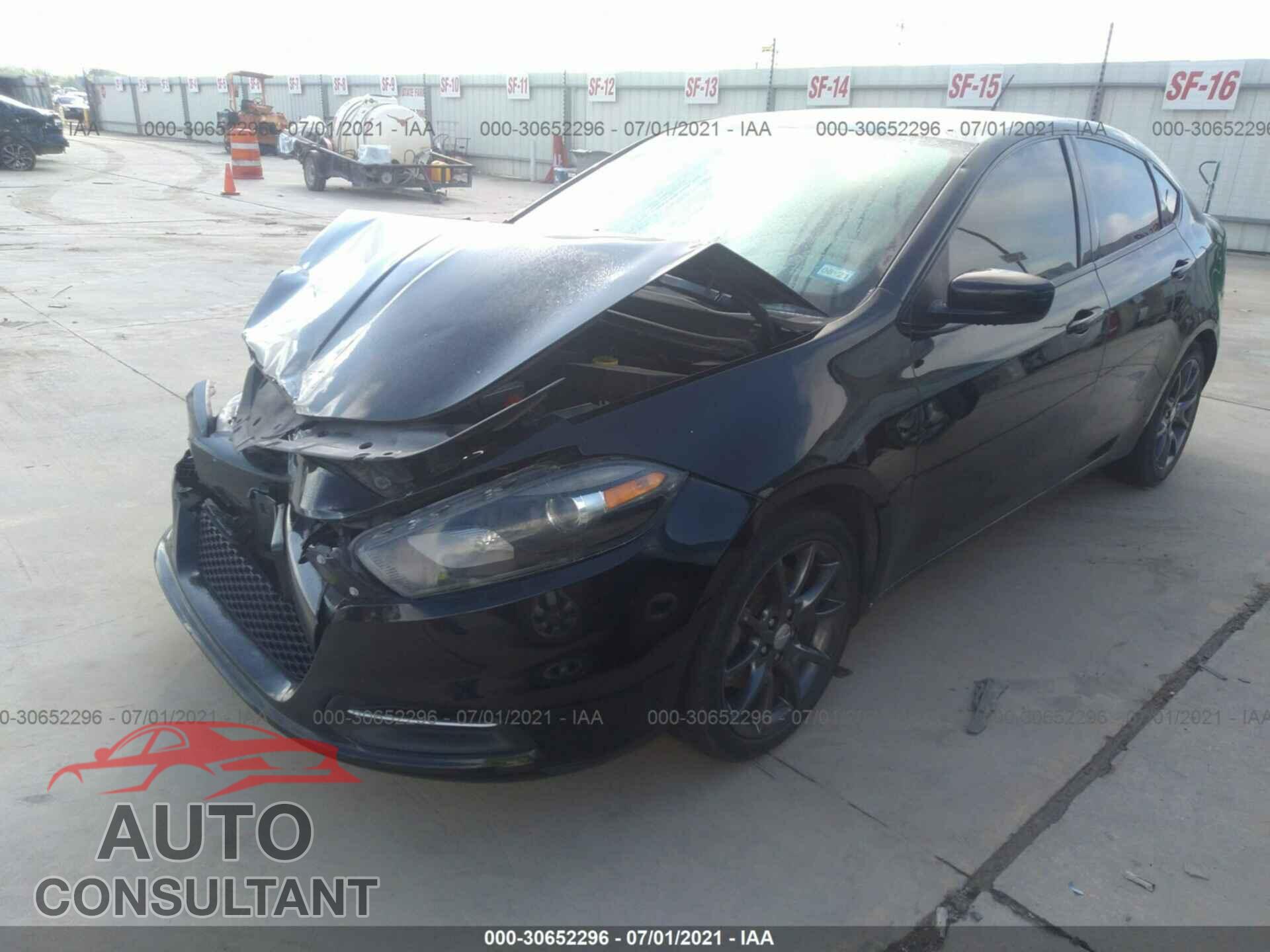 DODGE DART 2016 - 1C3CDFAA4GD712031