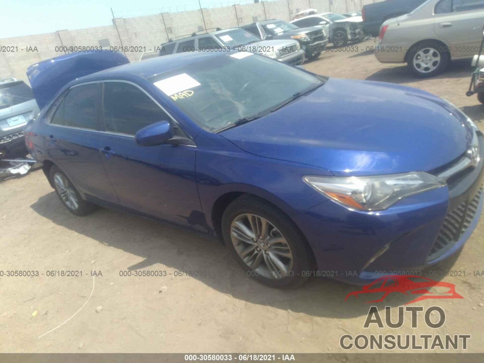 TOYOTA CAMRY 2016 - 4T1BF1FK2GU502478