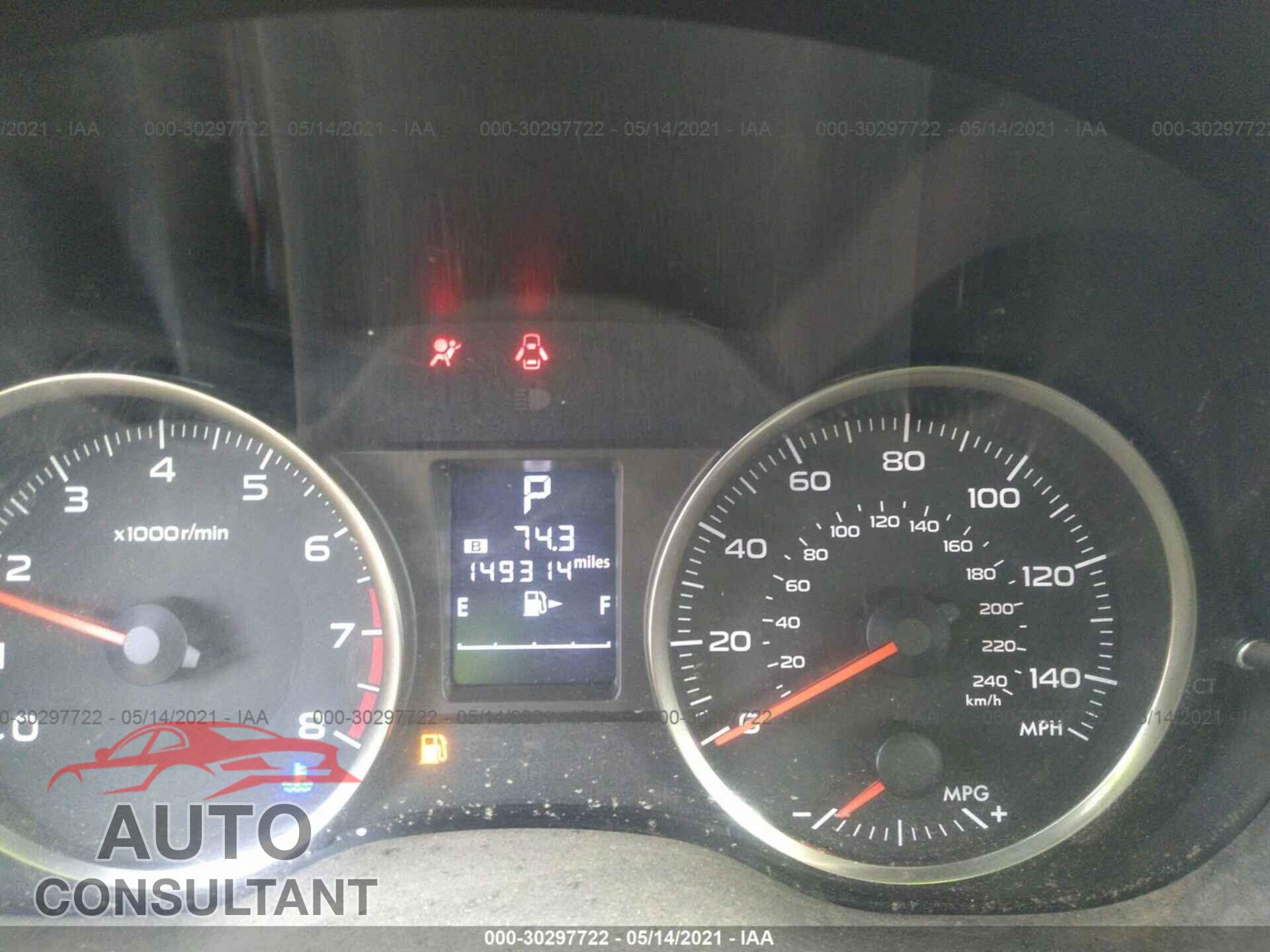 SUBARU CROSSTREK 2017 - JF2GPABC2H8202005