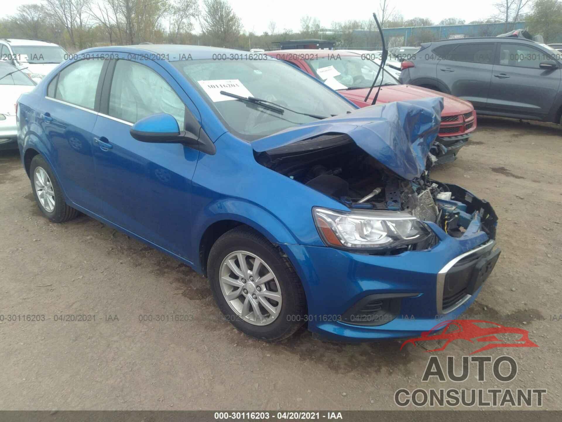 CHEVROLET SONIC 2017 - 1G1JD5SH3H4113348