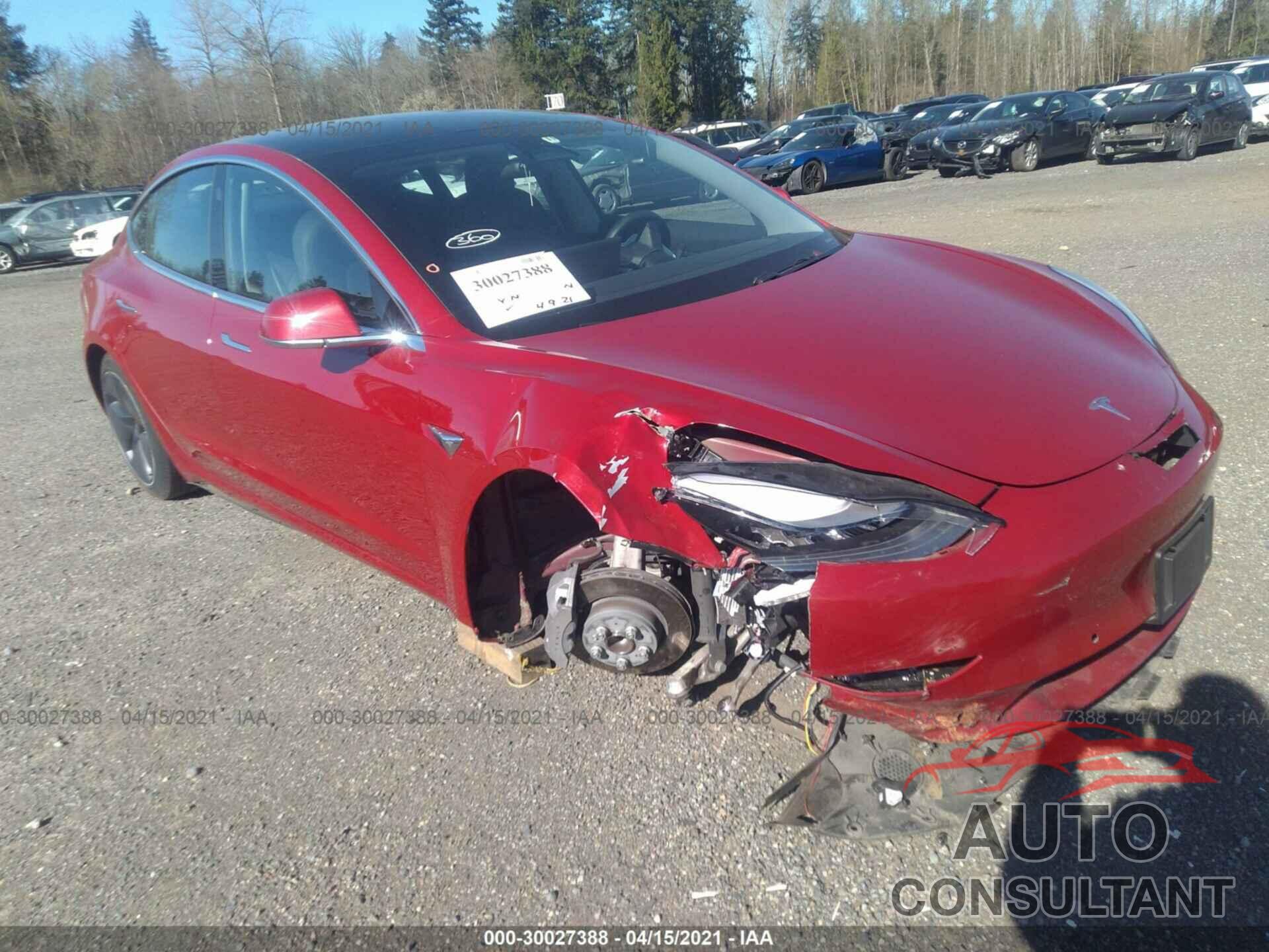 TESLA MODEL 3 2019 - 5YJ3E1EAXKF428135