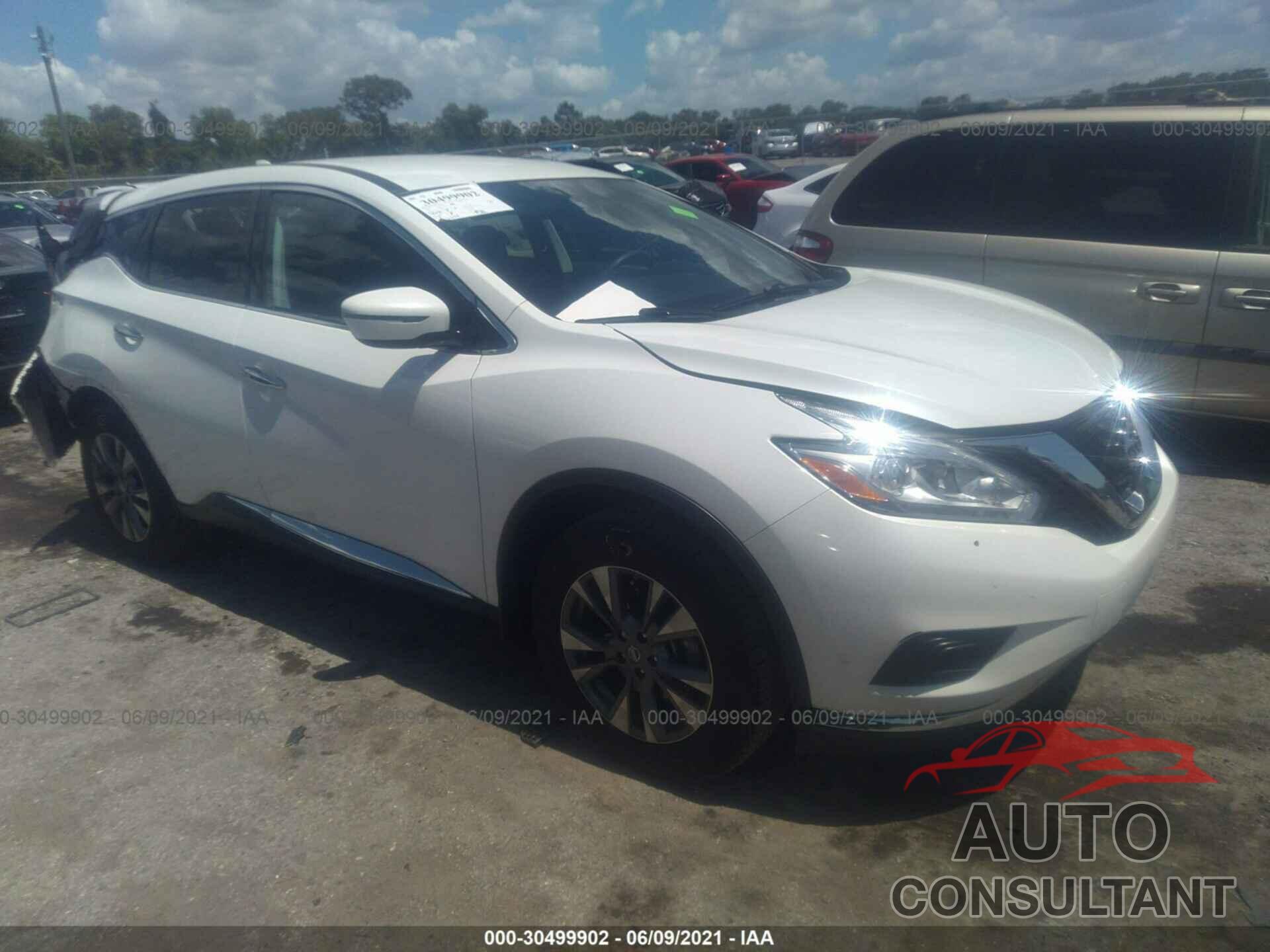 NISSAN MURANO 2016 - 5N1AZ2MG4GN154796