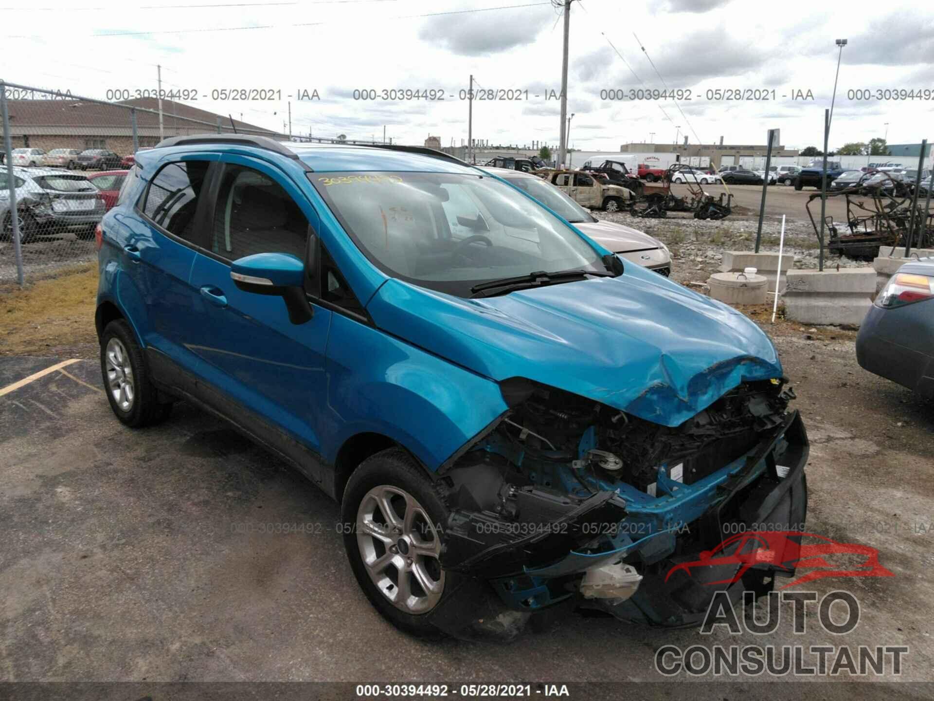 FORD ECOSPORT 2018 - MAJ6P1UL3JC158385