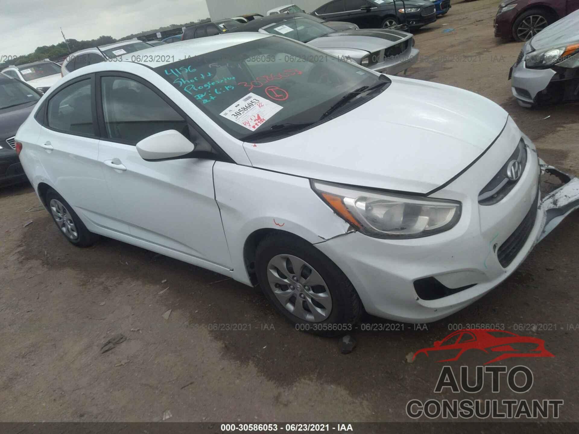 HYUNDAI ACCENT 2016 - KMHCT4AE6GU140378