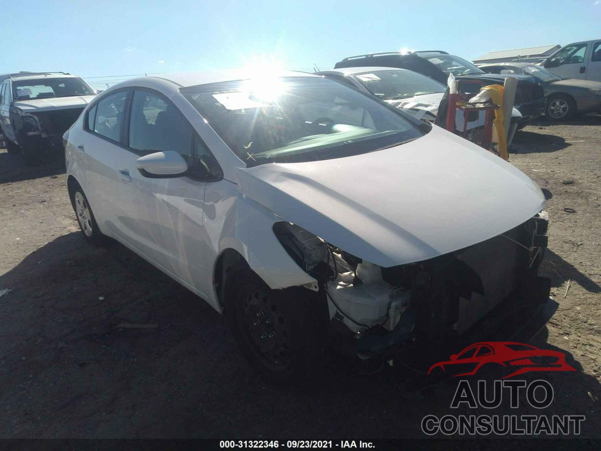 KIA FORTE 2017 - 3KPFK4A77HE038223