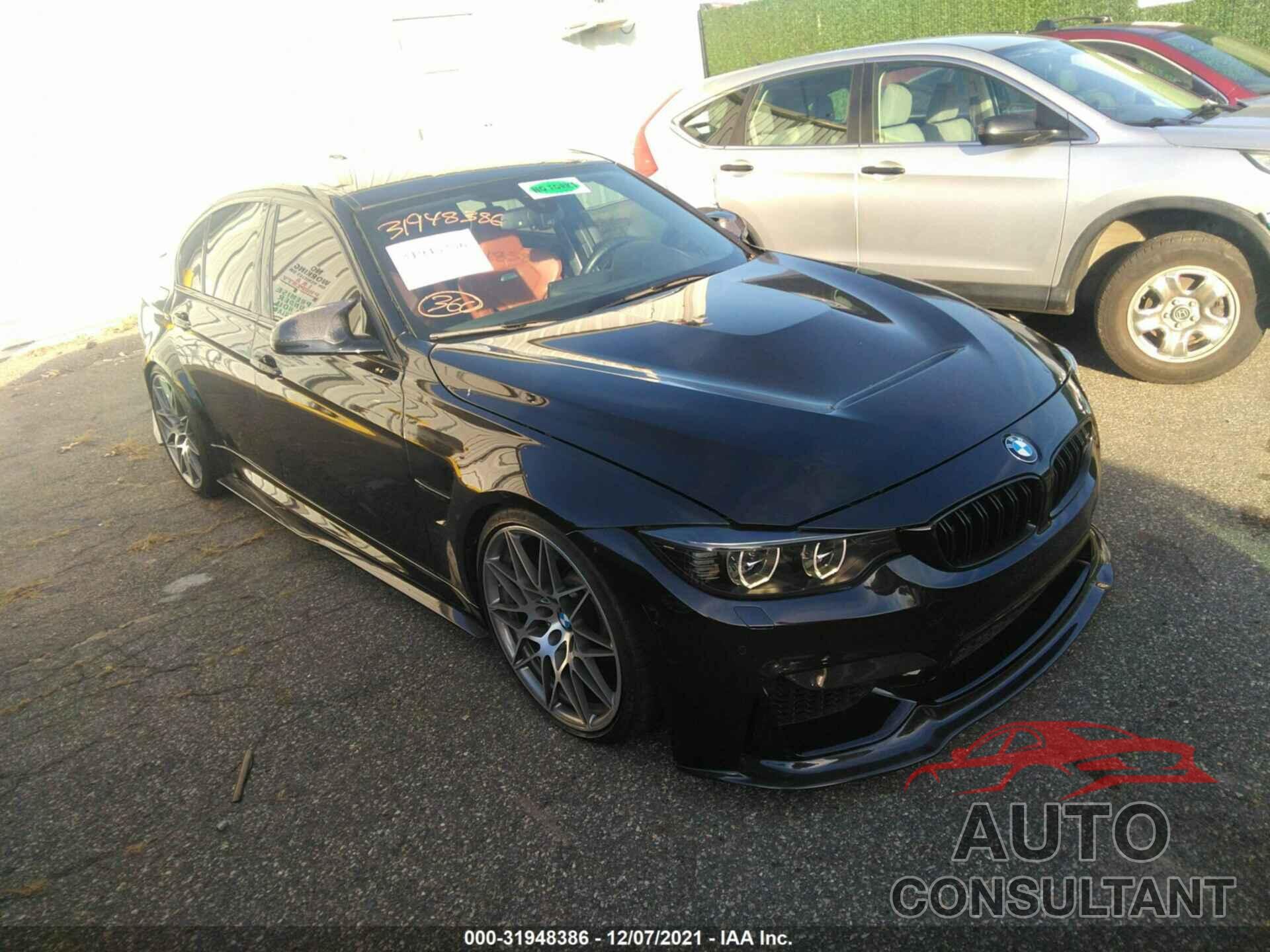 BMW M3 2017 - WBS8M9C31H5G85816