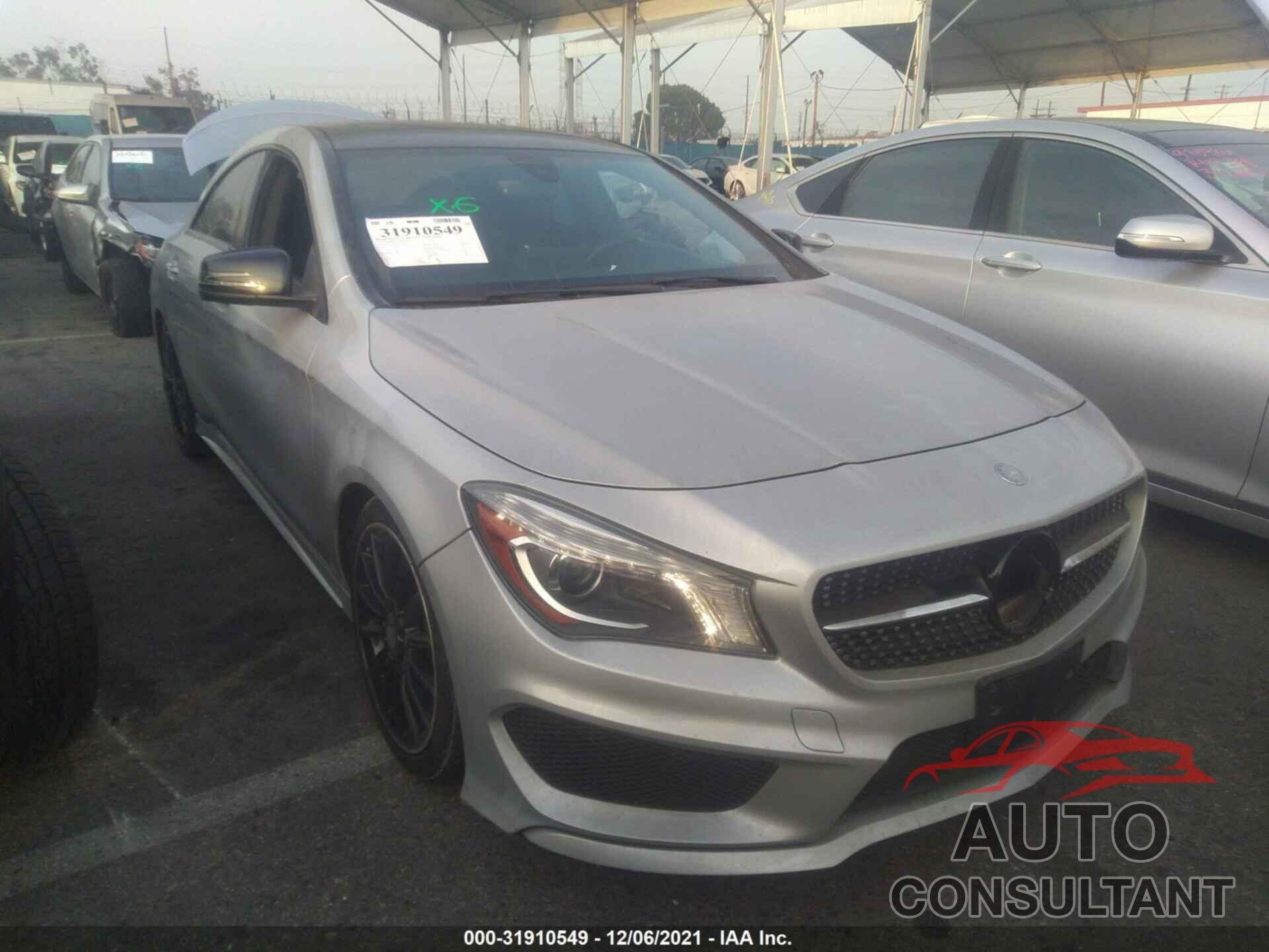 MERCEDES-BENZ CLA 2016 - WDDSJ4EB2GN376015