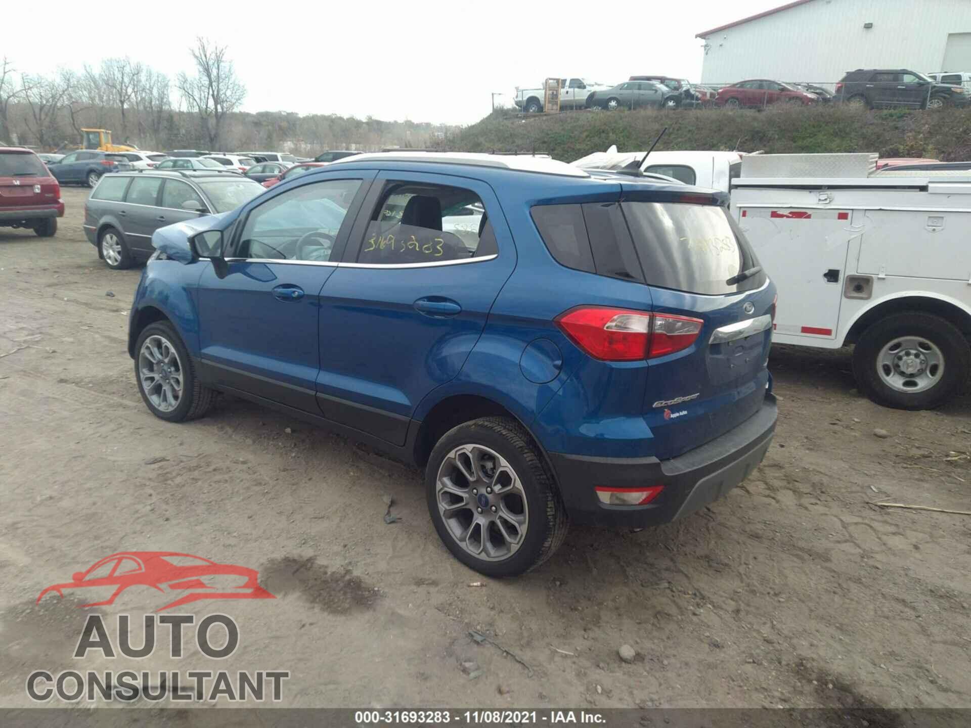 FORD ECOSPORT 2019 - MAJ6S3KL3KC261482