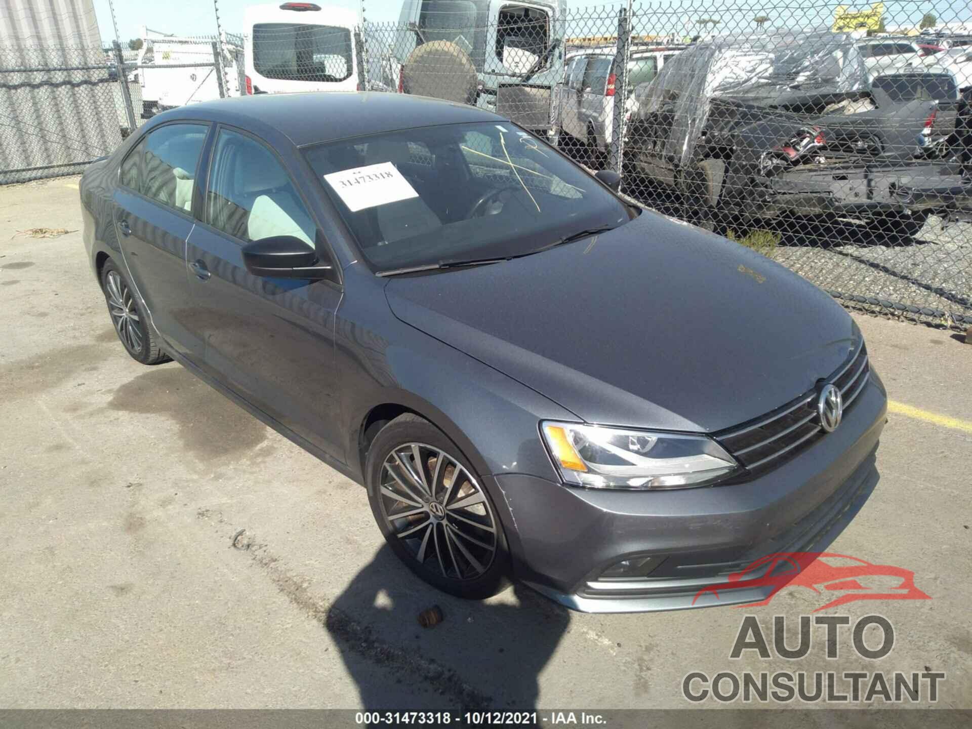 VOLKSWAGEN JETTA SEDAN 2016 - 3VWD17AJ6GM418548