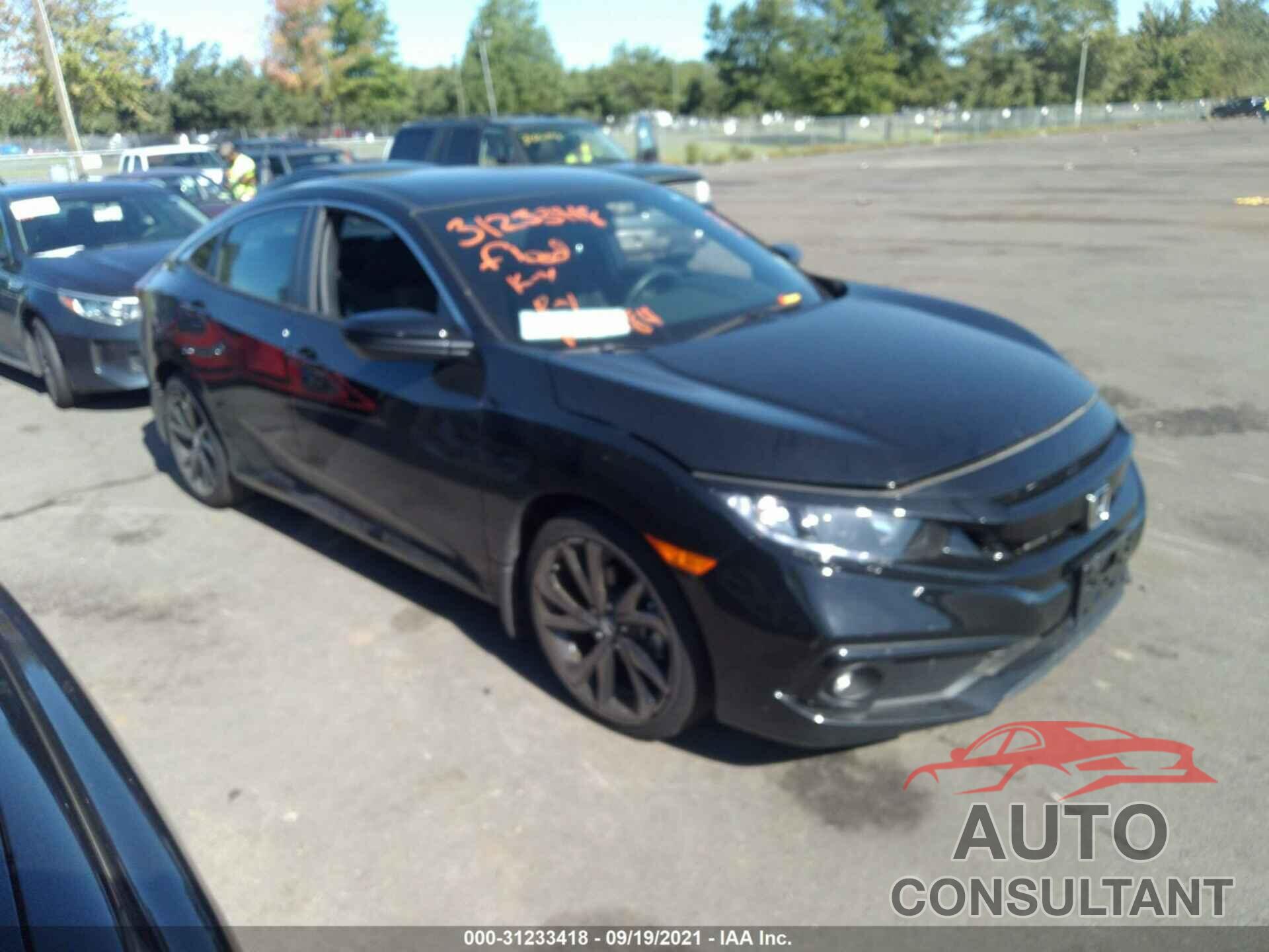 HONDA CIVIC SEDAN 2021 - 19XFC2F81ME200327