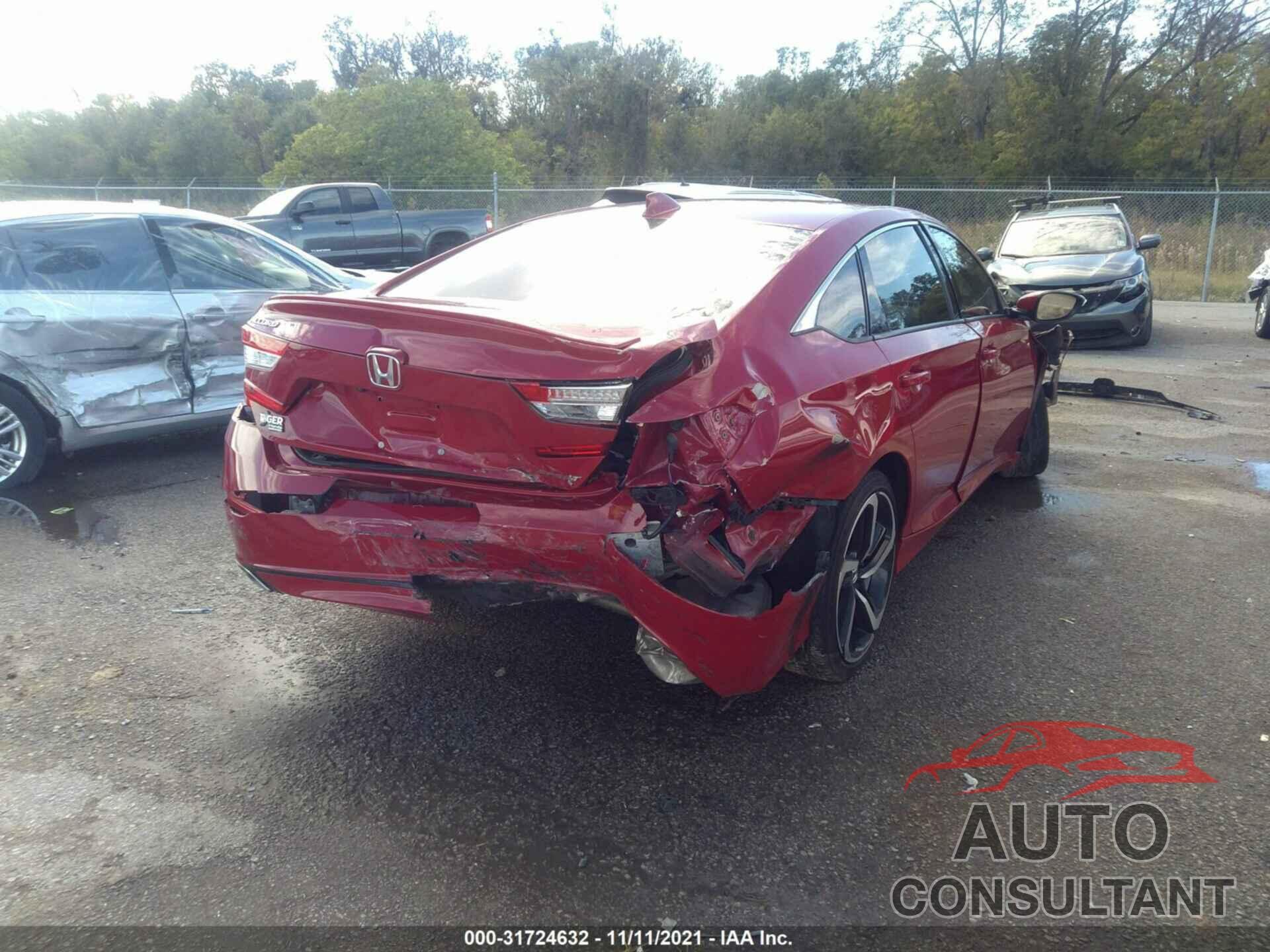 HONDA ACCORD SEDAN 2018 - 1HGCV1F37JA118744