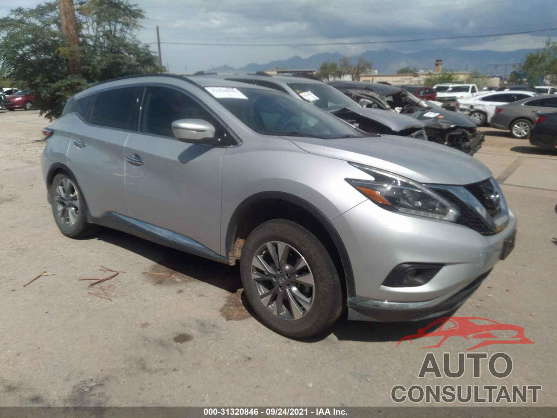 NISSAN MURANO 2018 - 5N1AZ2MH8JN153618