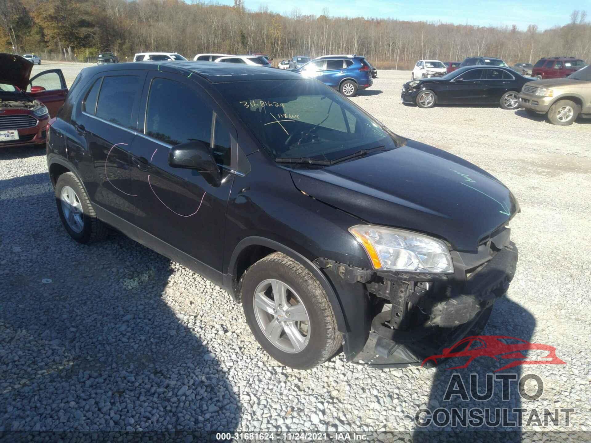 CHEVROLET TRAX 2016 - KL7CJLSB6GB542502