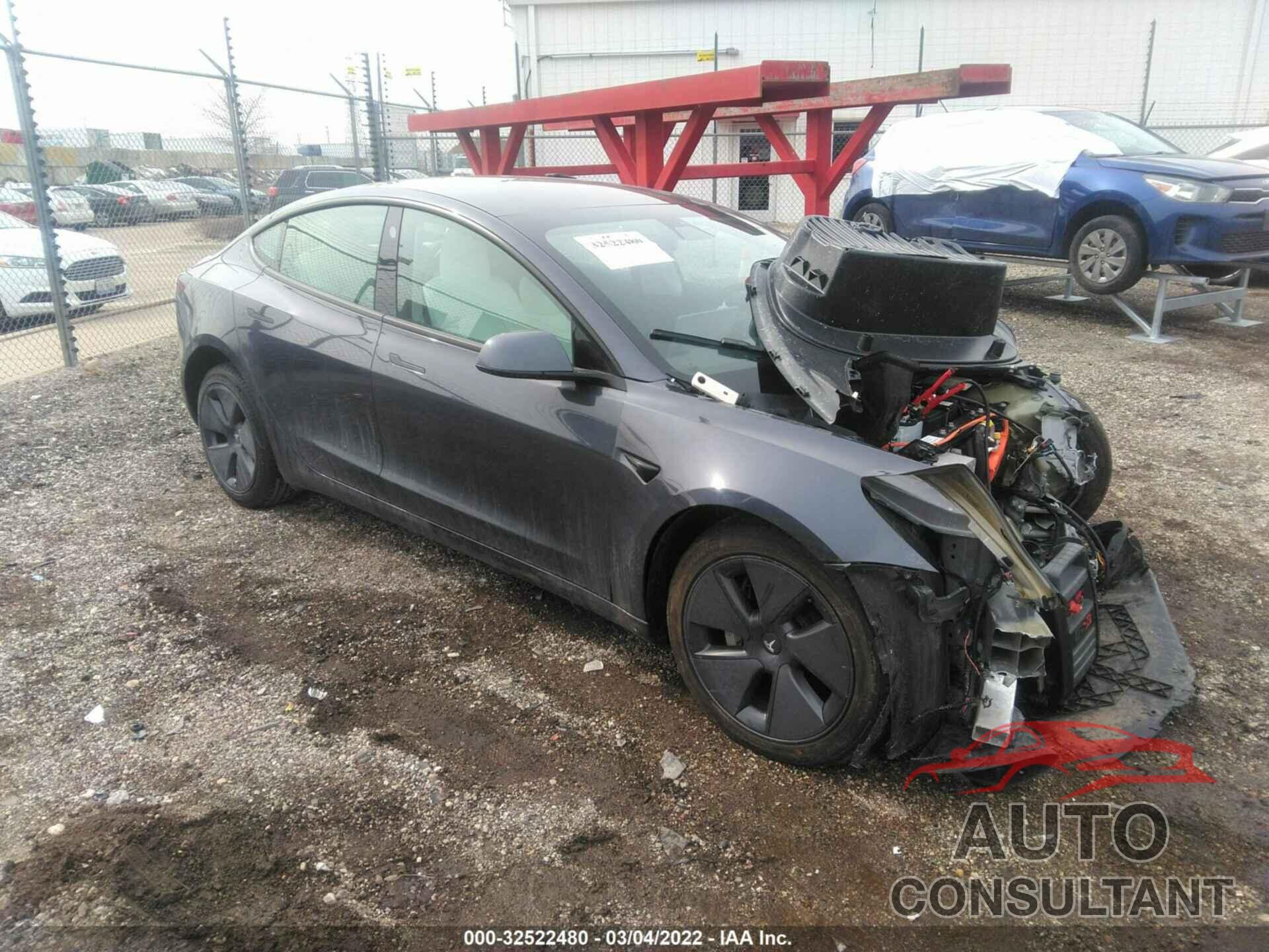 TESLA MODEL 3 2022 - 5YJ3E1EB4NF114641