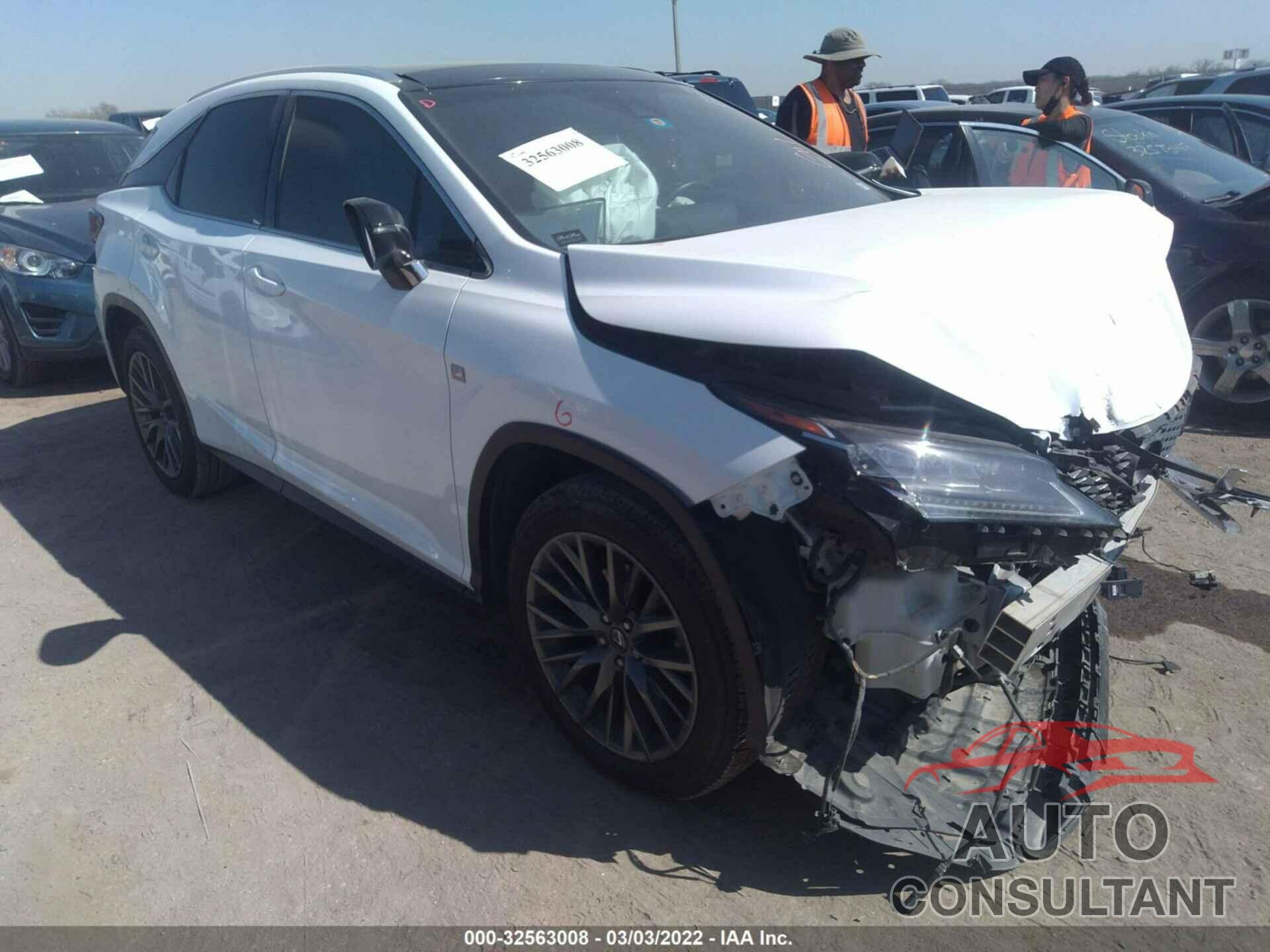 LEXUS RX 2017 - 2T2ZZMCA4HC080022