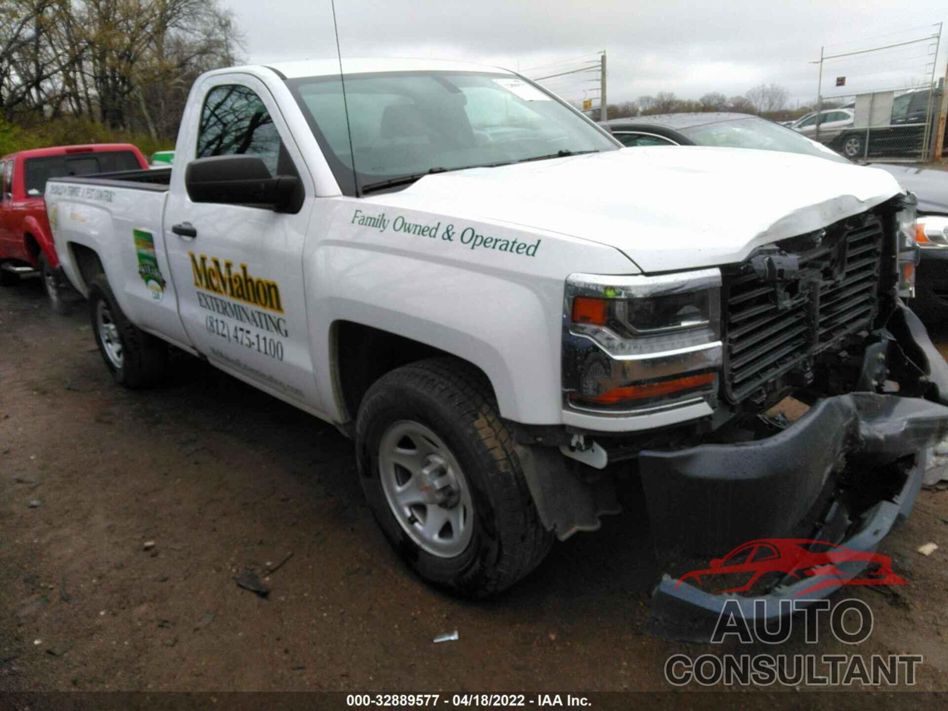 CHEVROLET SILVERADO 1500 2018 - 1GCNCNEH1JZ312284