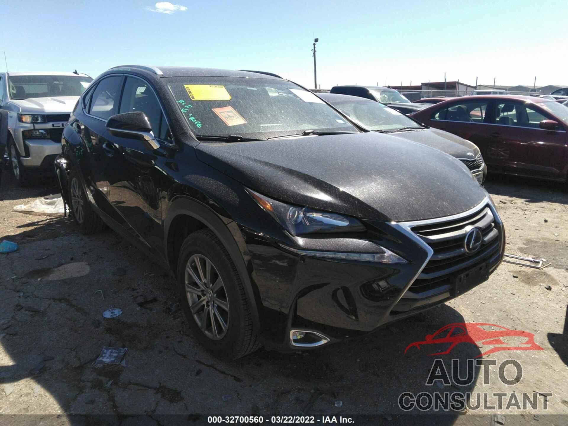 LEXUS NX 2017 - JTJYARBZ3H2072551