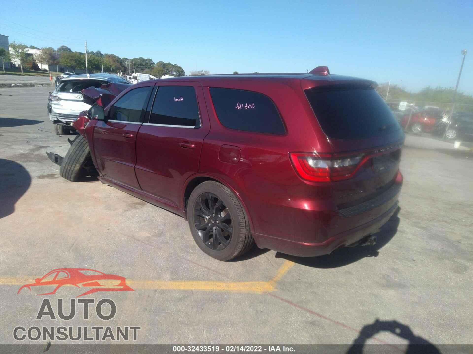 DODGE DURANGO 2019 - 1C4SDHCT2KC820504