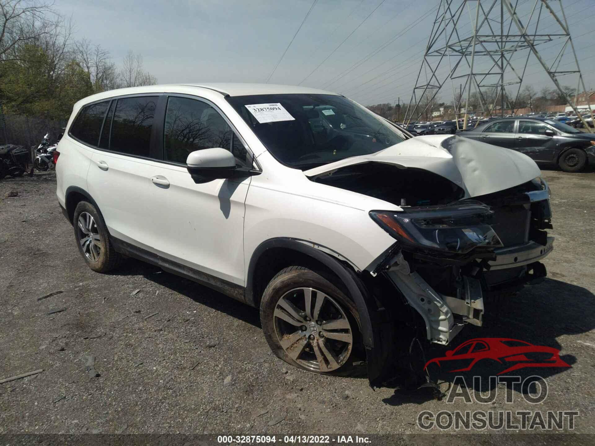 HONDA PILOT 2016 - 5FNYF6H31GB057435