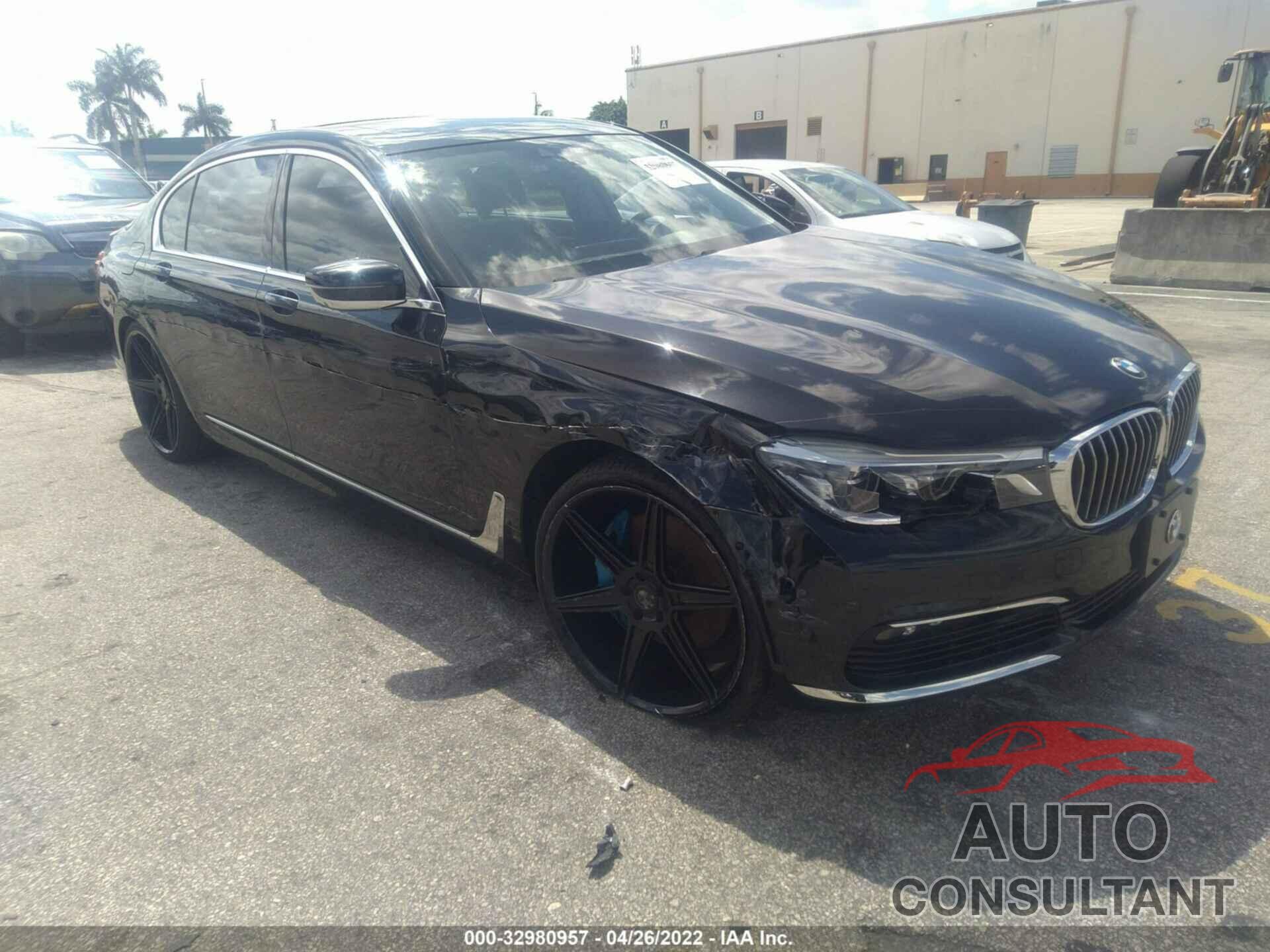 BMW 7 SERIES 2016 - WBA7F2C59GG419480