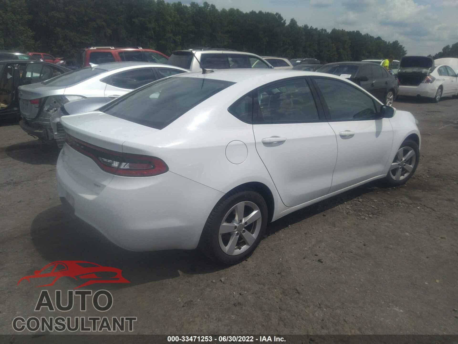 DODGE DART 2016 - 1C3CDFBB2GD505452
