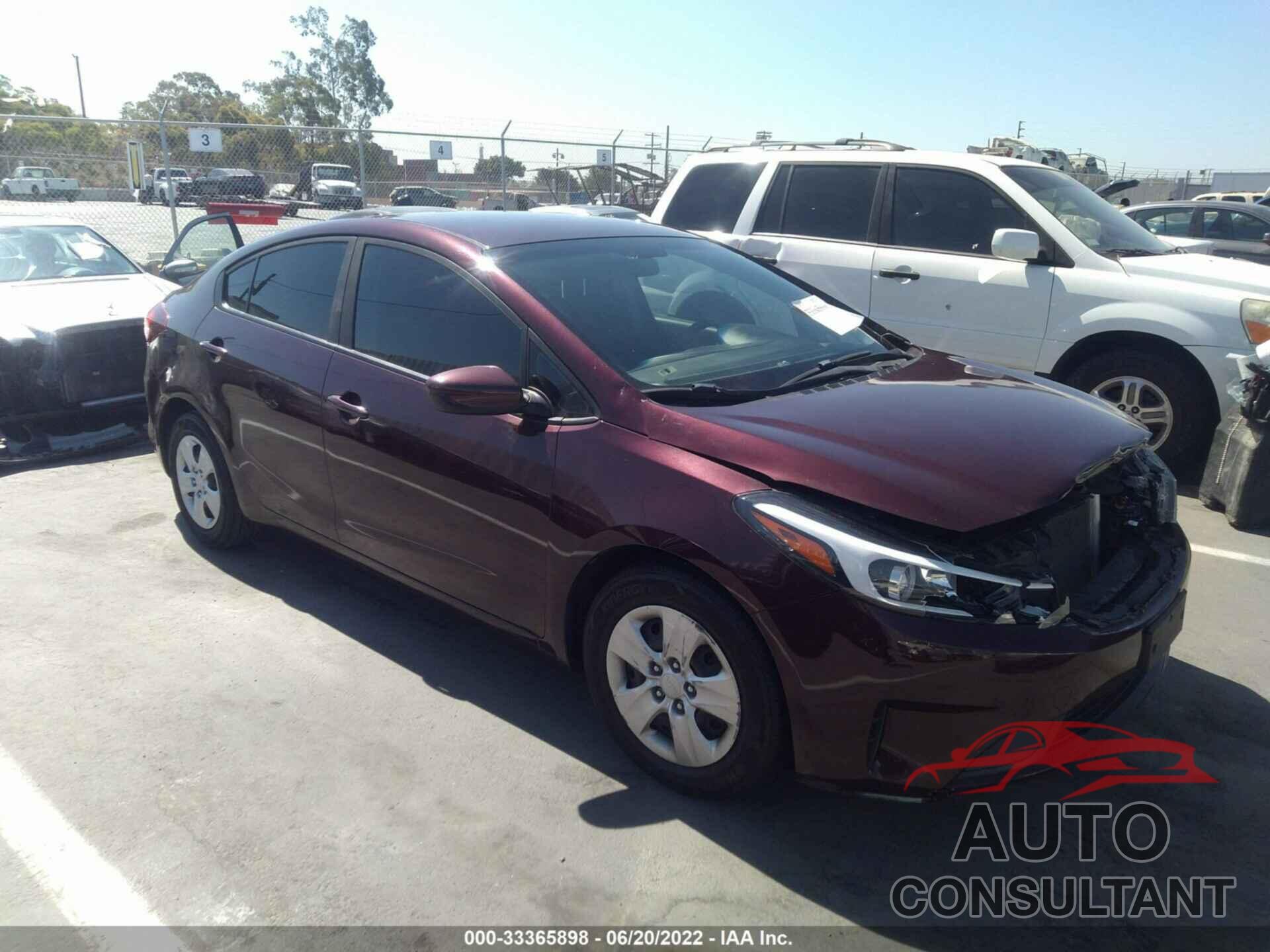 KIA FORTE 2017 - 3KPFK4A77HE098941